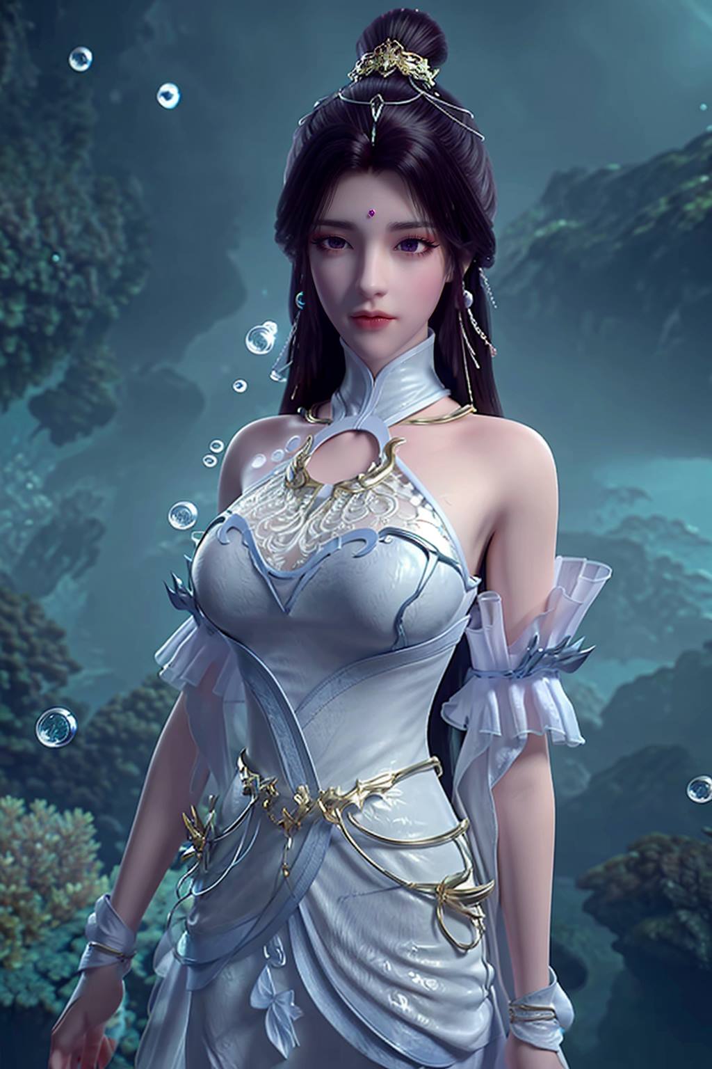 图片[103]-AI绘画 165 完美世界-月婵 主身全身版[102P] – 速更版-美库