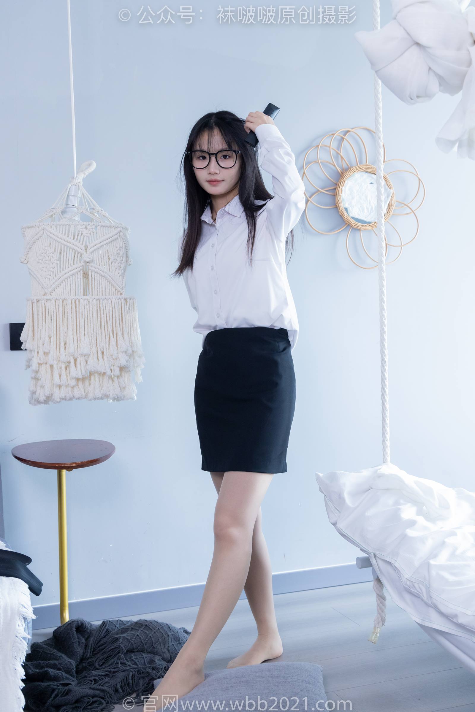 图片[53]-[BoBoSocks袜啵啵]NO.338 甜甜圈-高跟鞋、肉丝、ol风[135P] – 速更版-美库