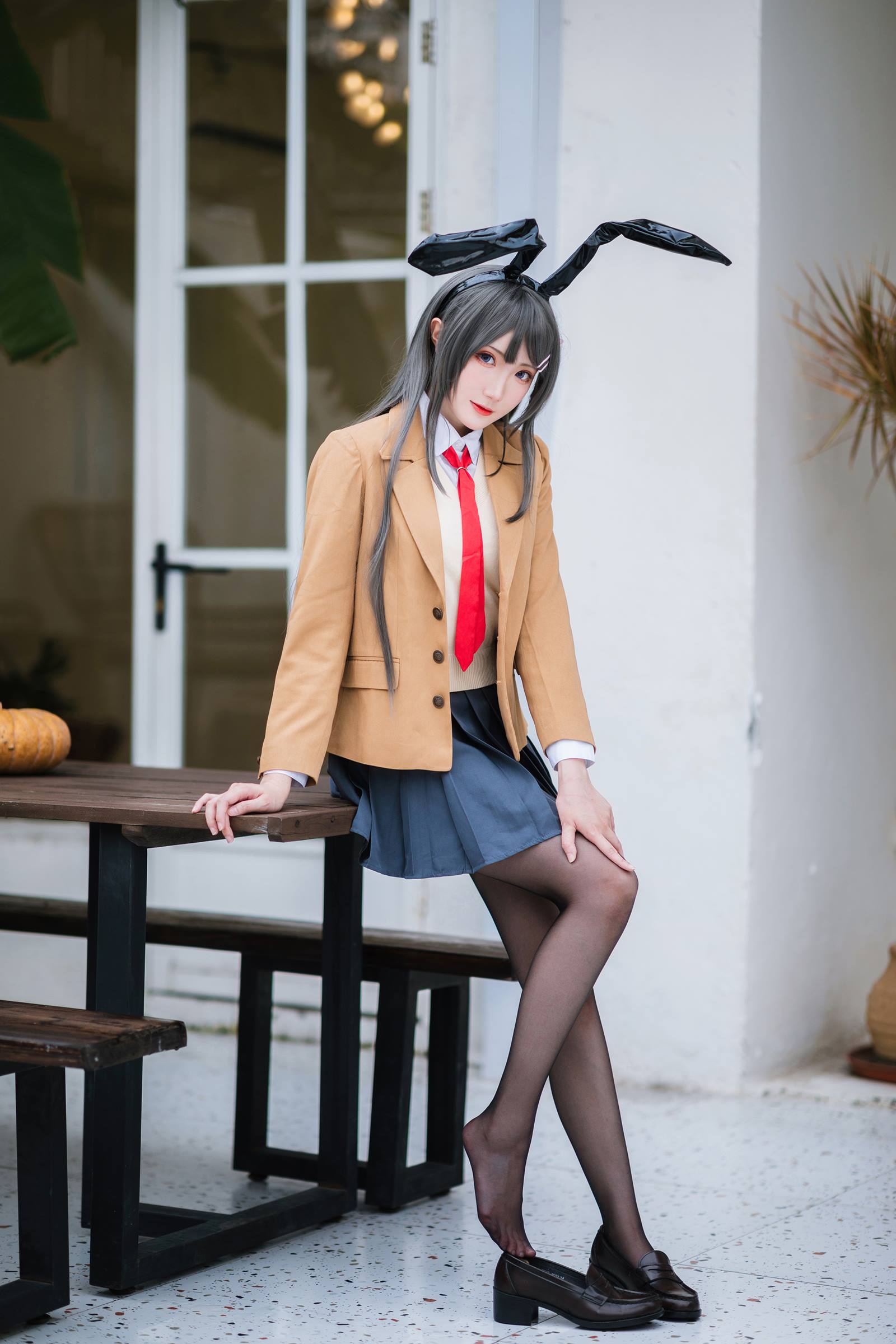 图片[14]-瓜希酱  – 樱岛麻衣 校服[20P] – 速更版-美库