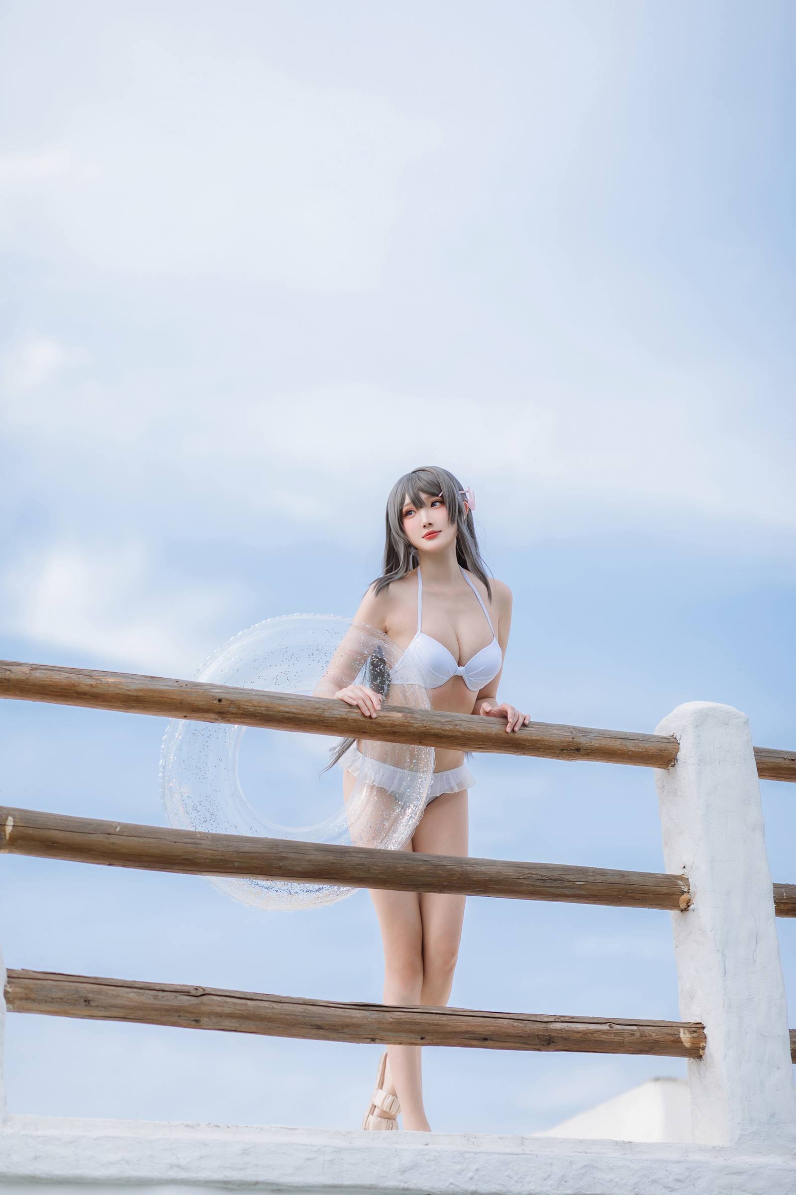 图片[12]-瓜希酱 – 樱岛麻衣 泳装[28P] – 速更版-美库