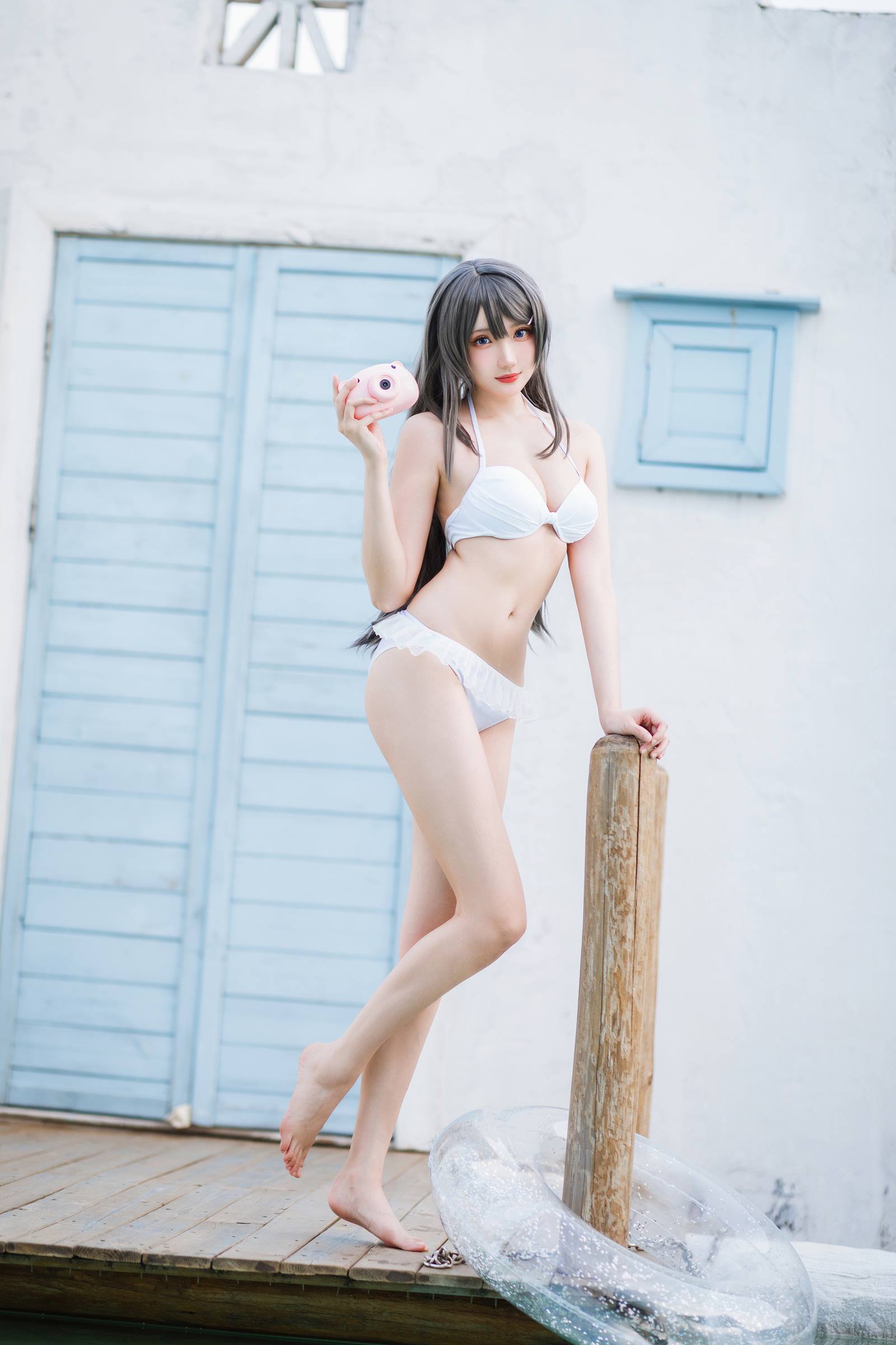 图片[29]-瓜希酱 – 樱岛麻衣 泳装[28P] – 速更版-美库