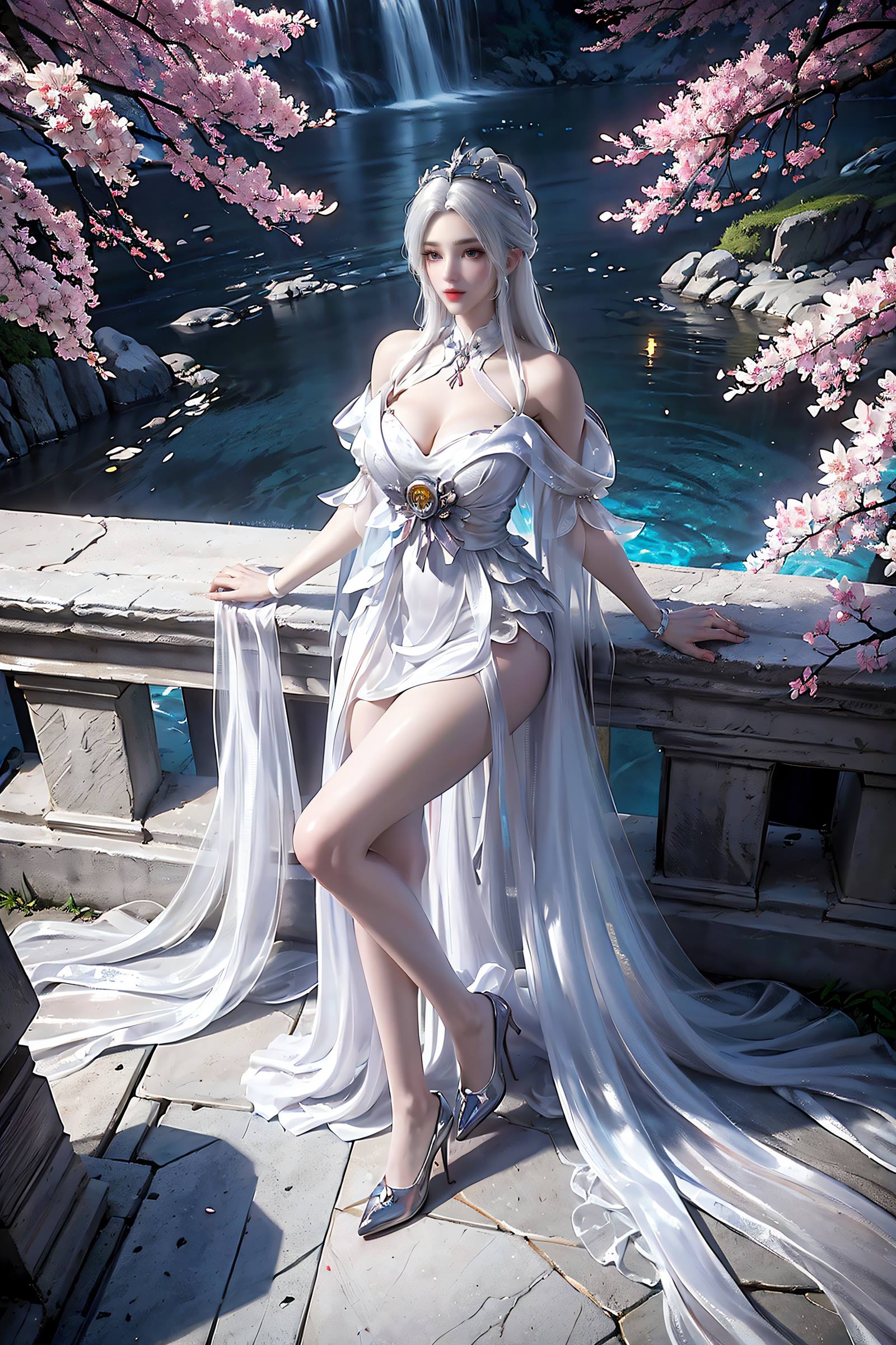 图片[10]-AI绘画 169 星辰变 白灵 精品美腿[18P] – 速更版-美库