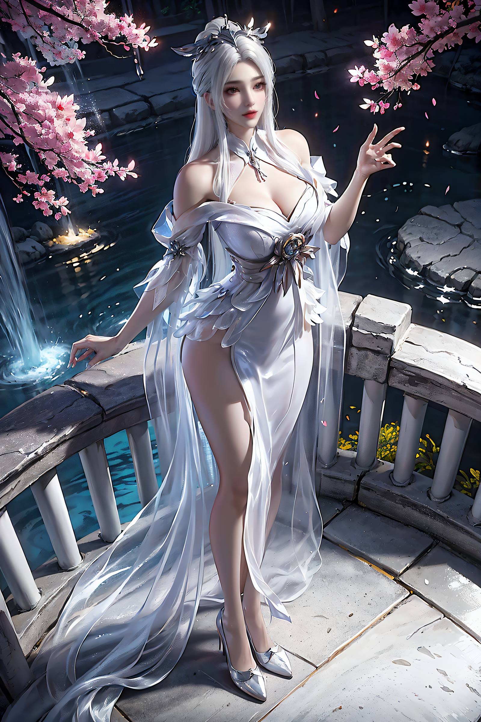 图片[16]-AI绘画 169 星辰变 白灵 精品美腿[18P] – 速更版-美库