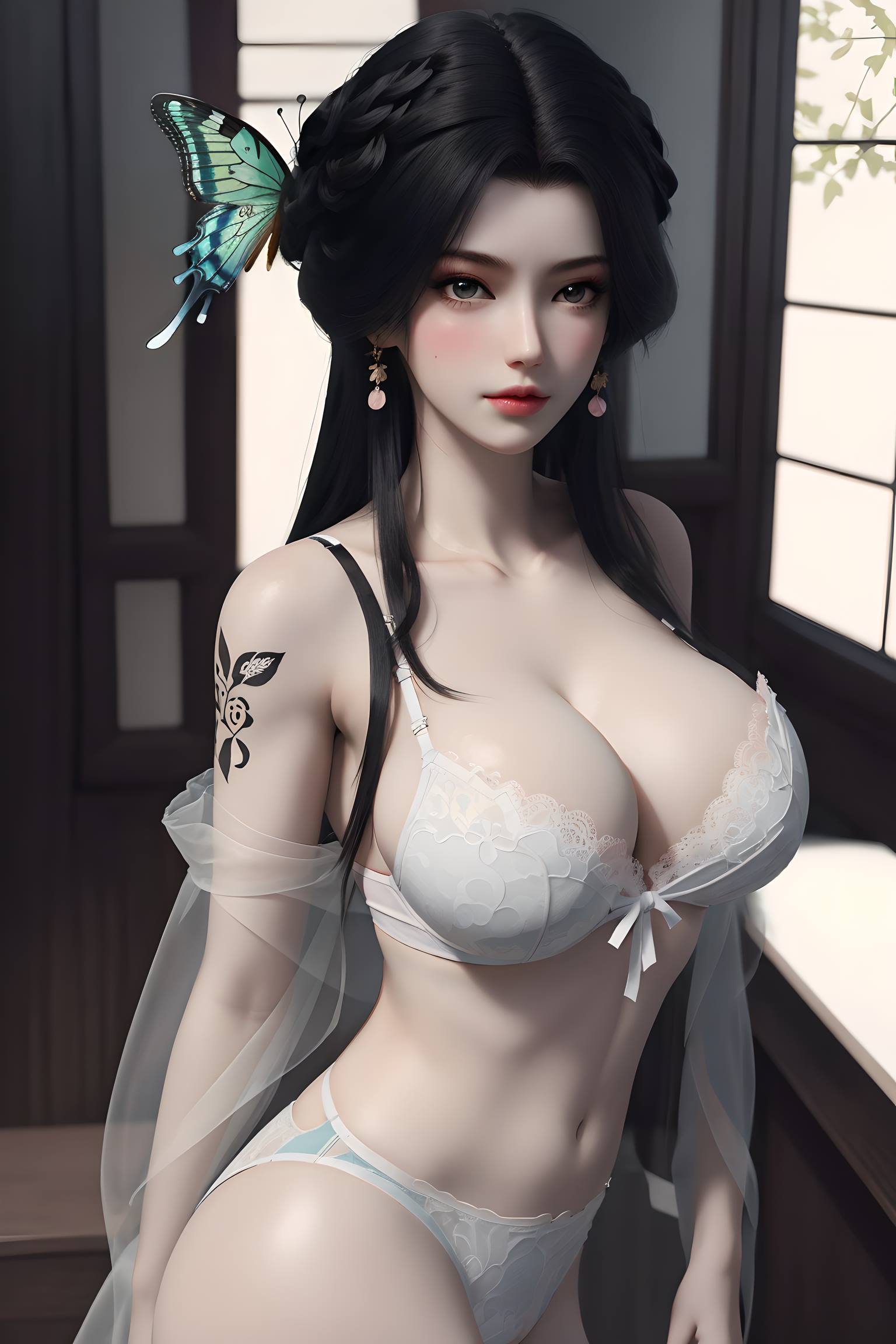 图片[18]-AI绘画 170 星辰变 姜立 唯美内衣[19P] – 速更版-美库