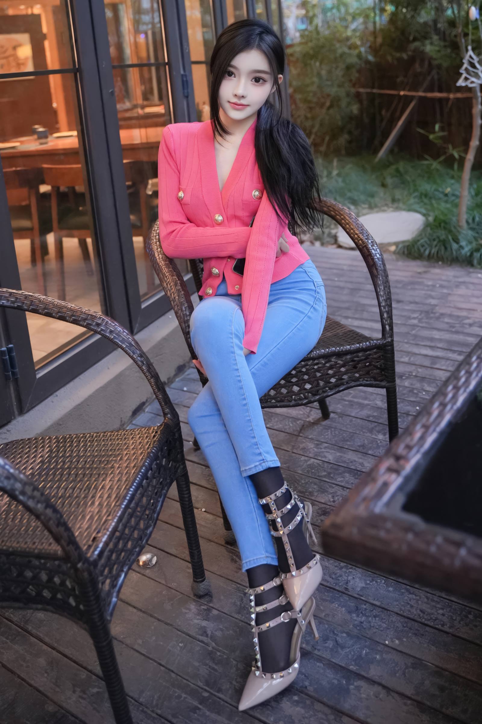 图片[10]-龙雪儿 – 灰色瑜伽服[44P] – 速更版-美库