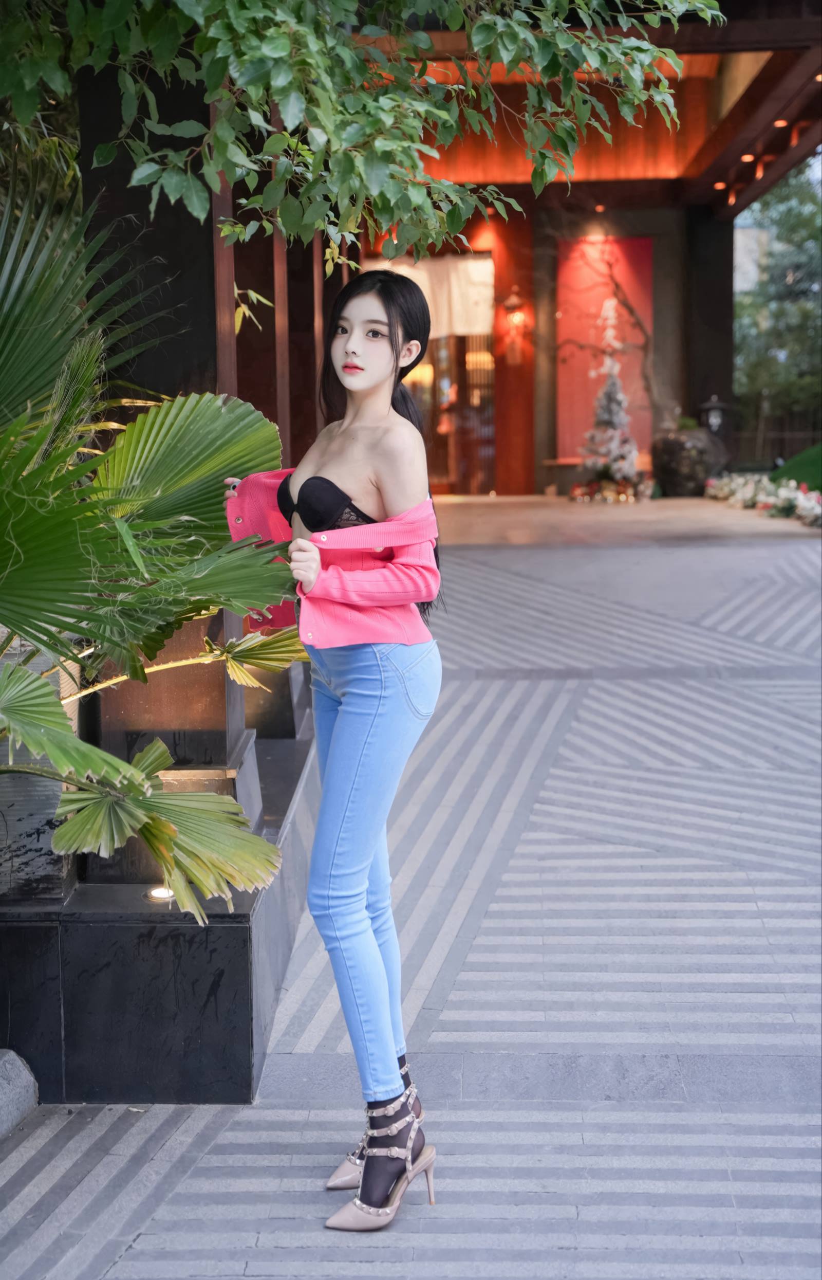 图片[18]-龙雪儿 – 灰色瑜伽服[44P] – 速更版-美库