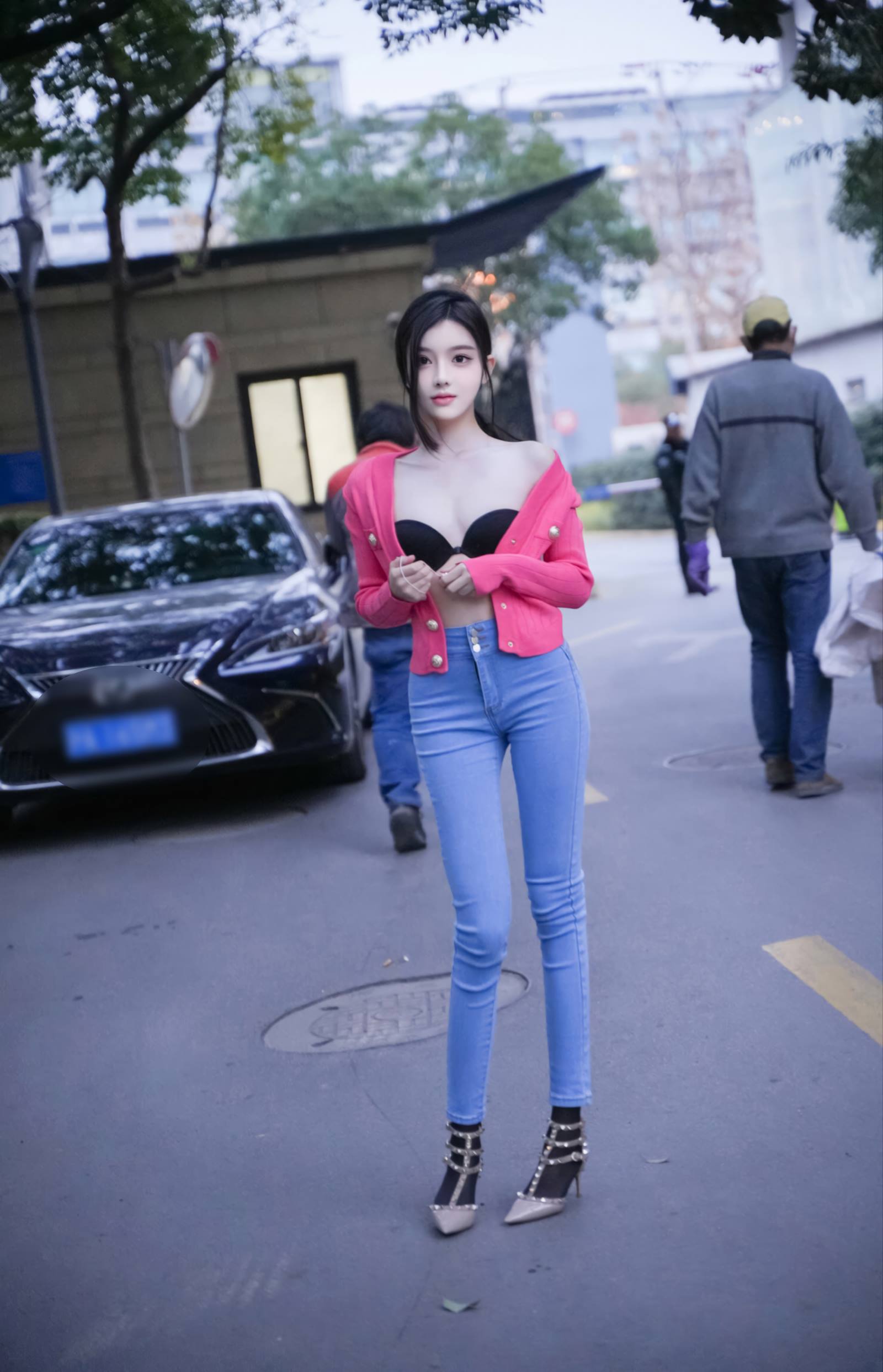 图片[25]-龙雪儿 – 灰色瑜伽服[44P] – 速更版-美库