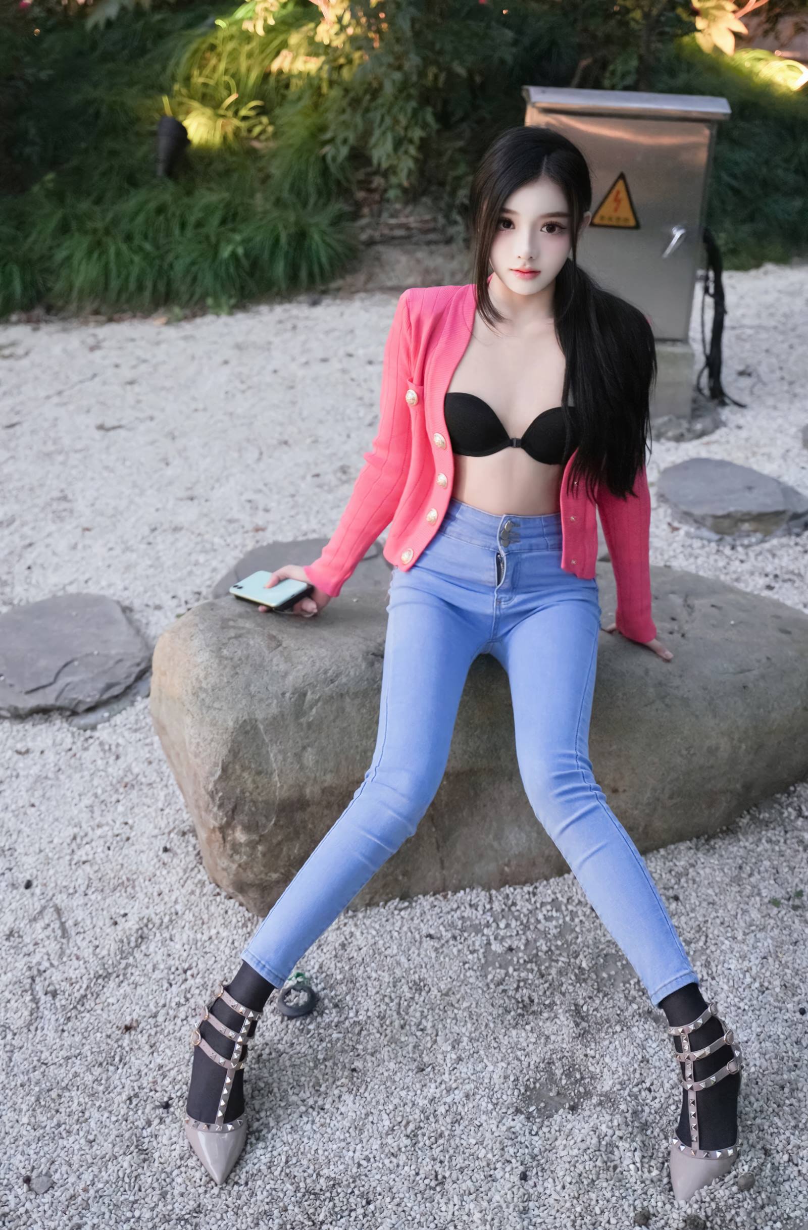 图片[30]-龙雪儿 – 灰色瑜伽服[44P] – 速更版-美库