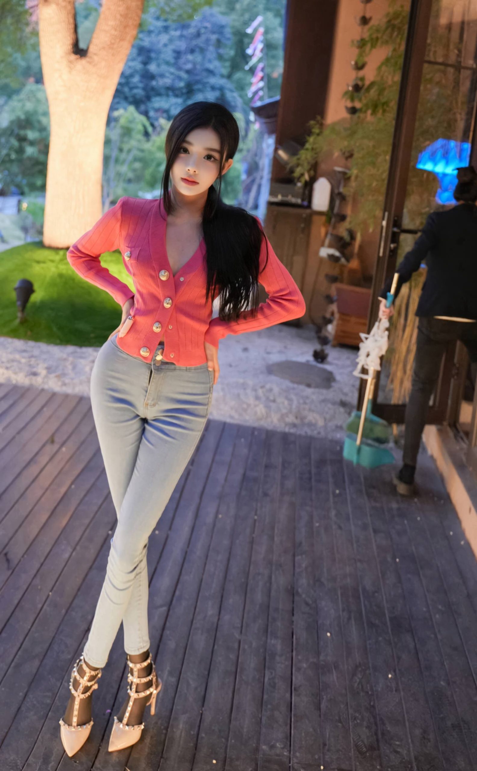 图片[34]-龙雪儿 – 灰色瑜伽服[44P] – 速更版-美库