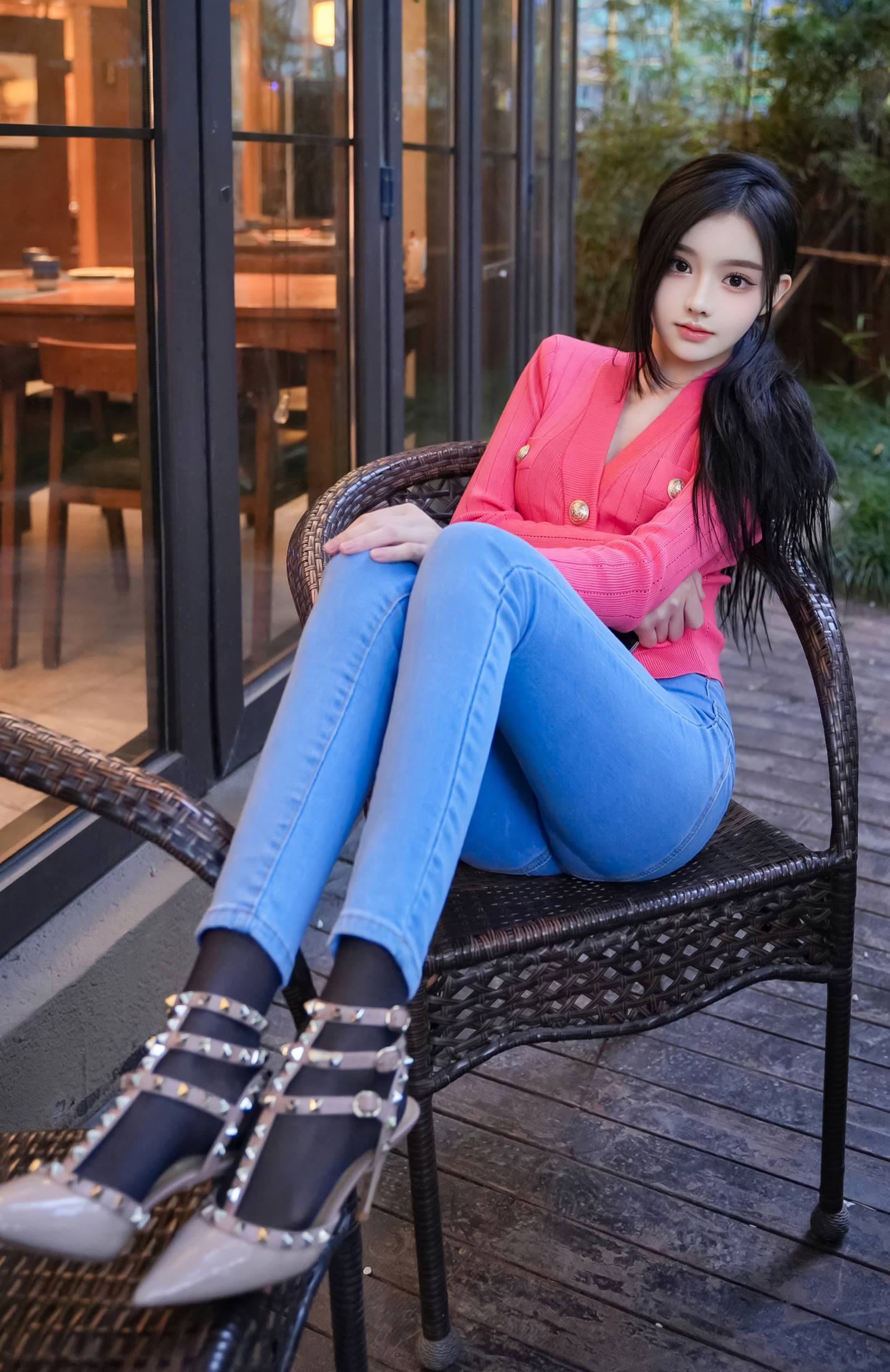 图片[39]-龙雪儿 – 灰色瑜伽服[44P] – 速更版-美库