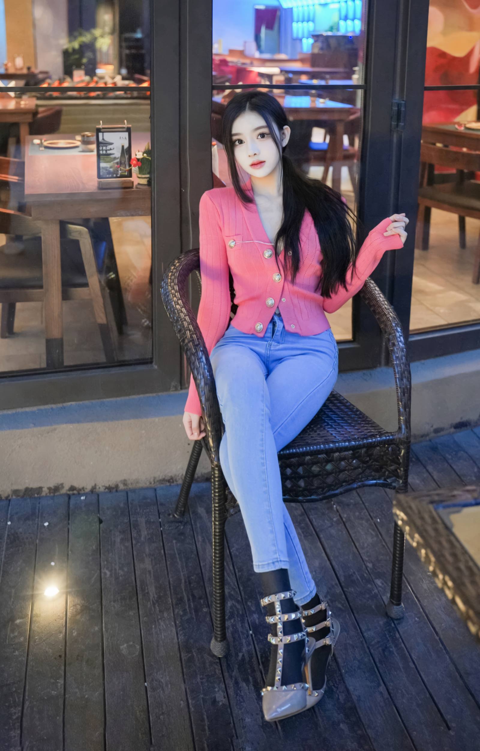 图片[43]-龙雪儿 – 灰色瑜伽服[44P] – 速更版-美库