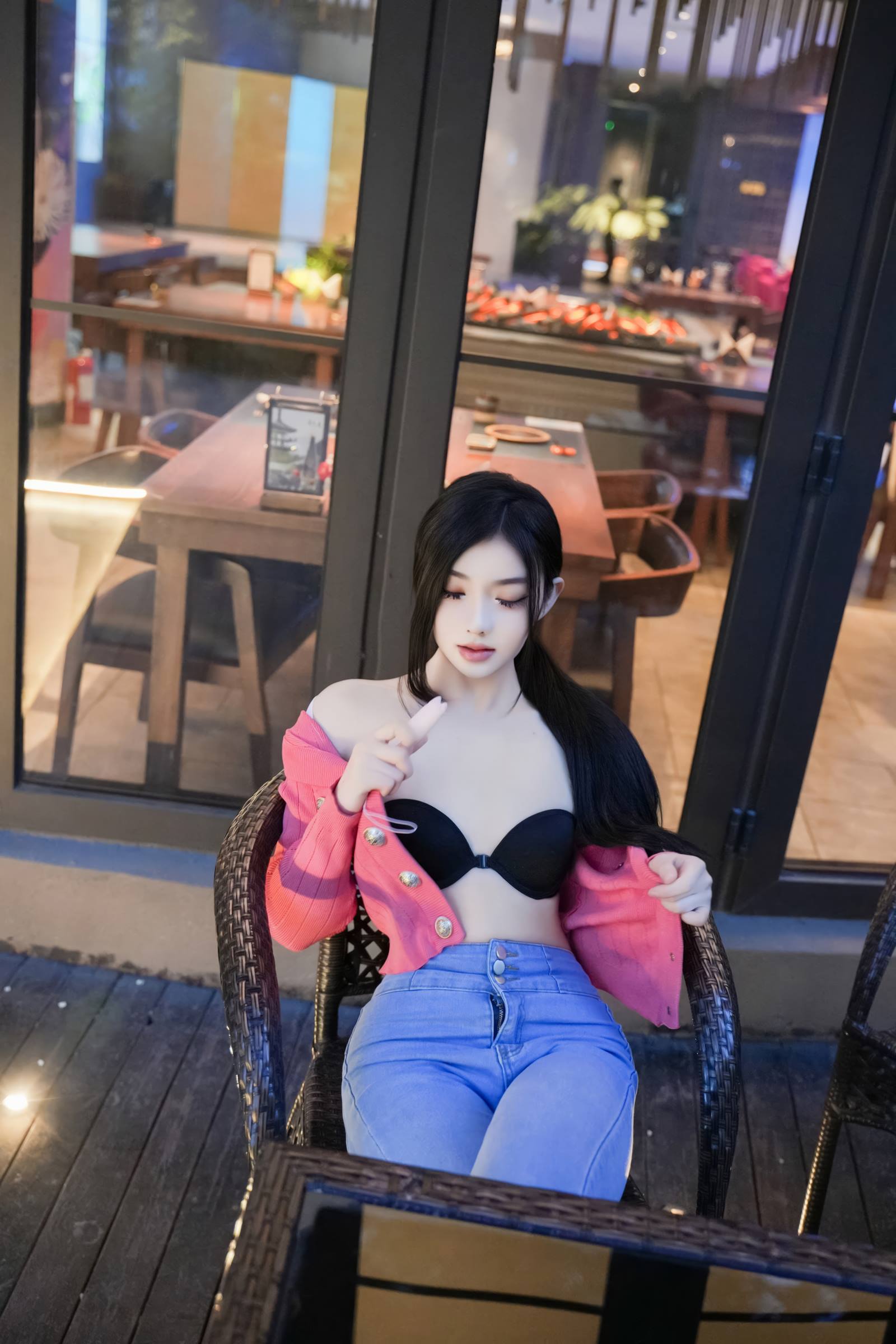 图片[45]-龙雪儿 – 灰色瑜伽服[44P] – 速更版-美库