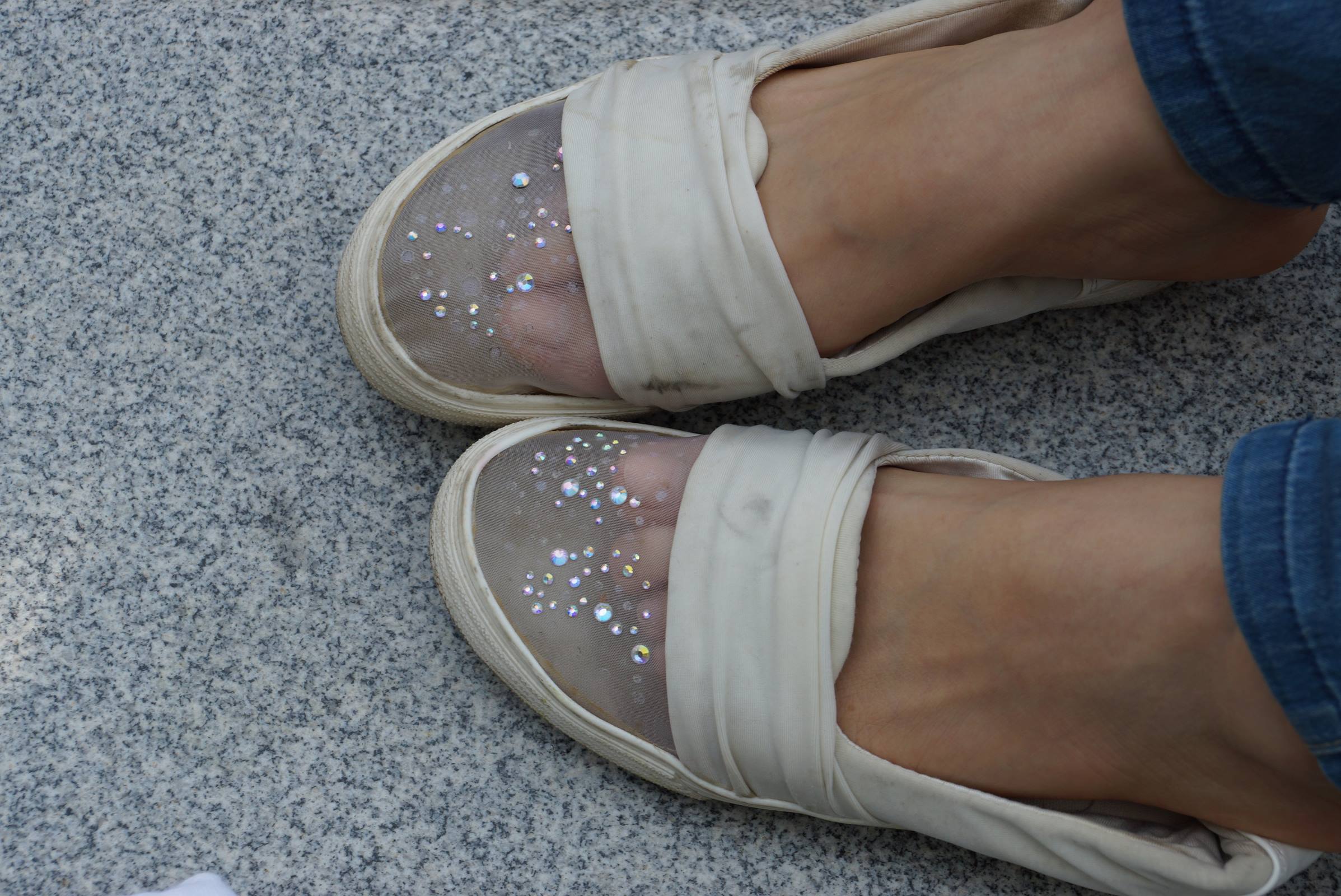 图片[60]-自由摄影 No.071 清纯眼镜MM的个性透明帆布鞋 [65P] – 速更版-美库