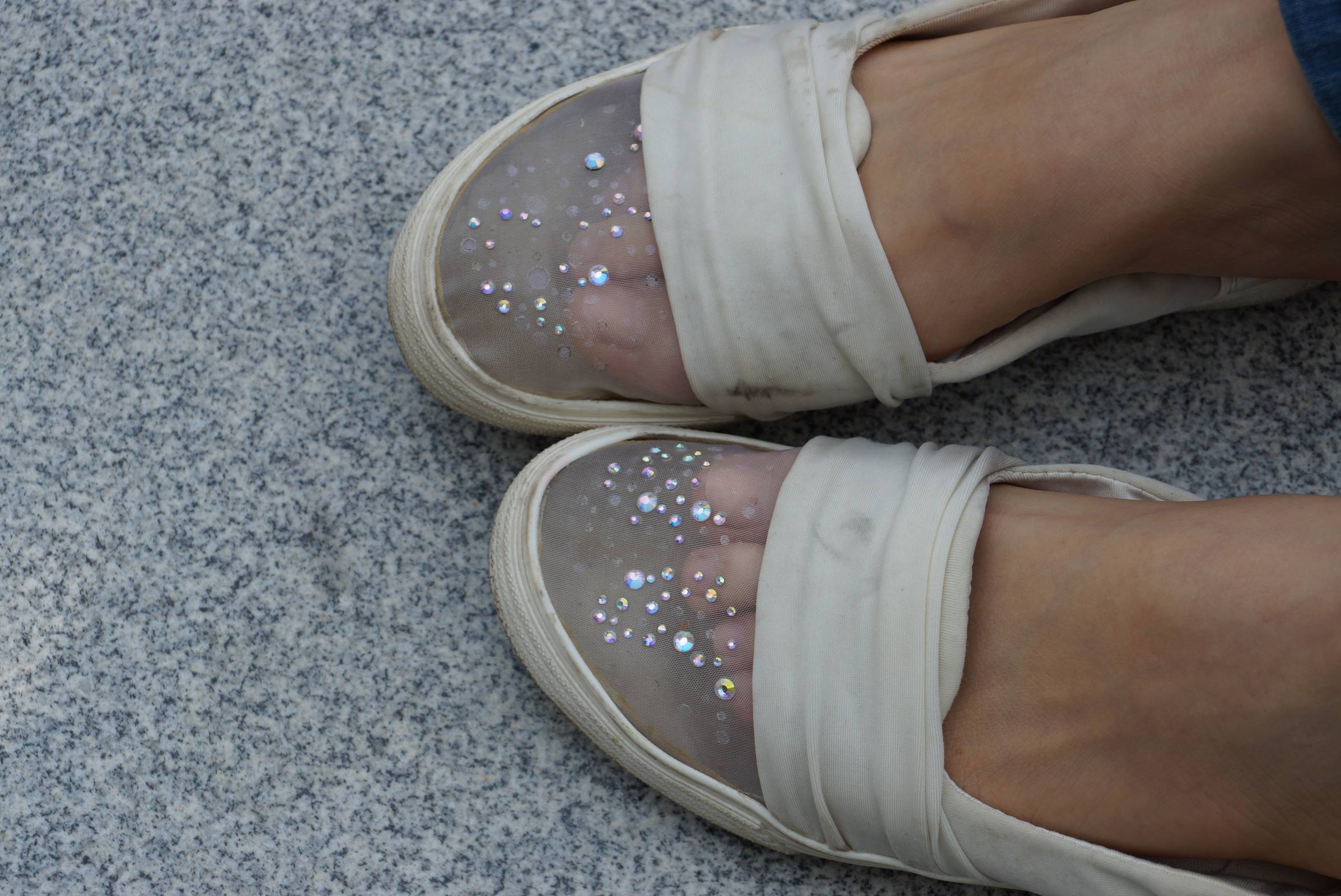 图片[61]-自由摄影 No.071 清纯眼镜MM的个性透明帆布鞋 [65P] – 速更版-美库