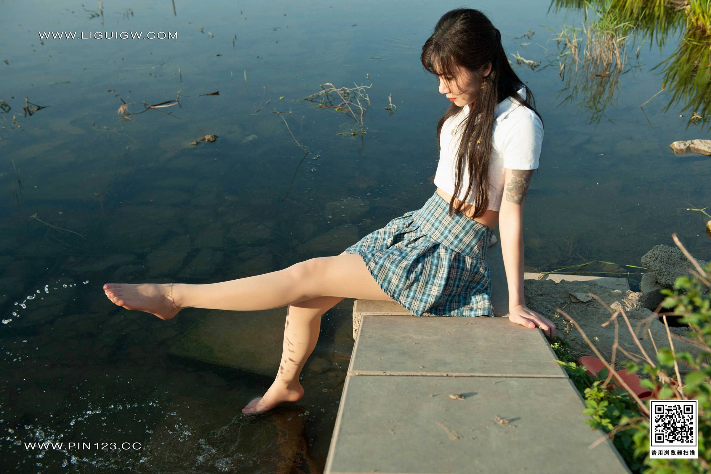 图片[46]-[Ligui丽柜] 2024.03.11 绿水青丝 Kiki [52P] – 速更版-美库