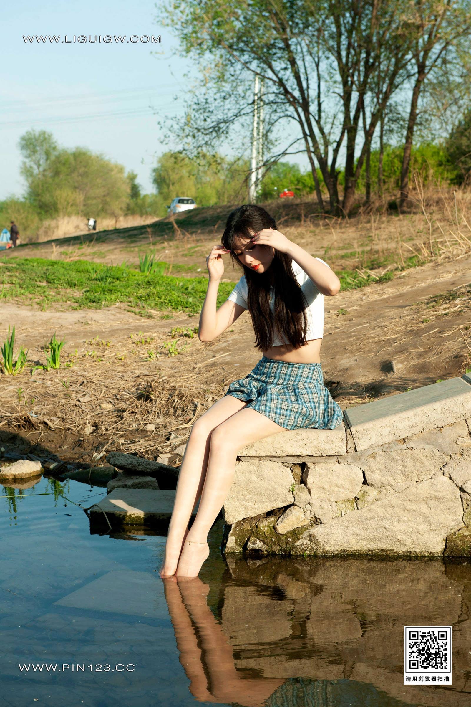 图片[47]-[Ligui丽柜] 2024.03.11 绿水青丝 Kiki [52P] – 速更版-美库