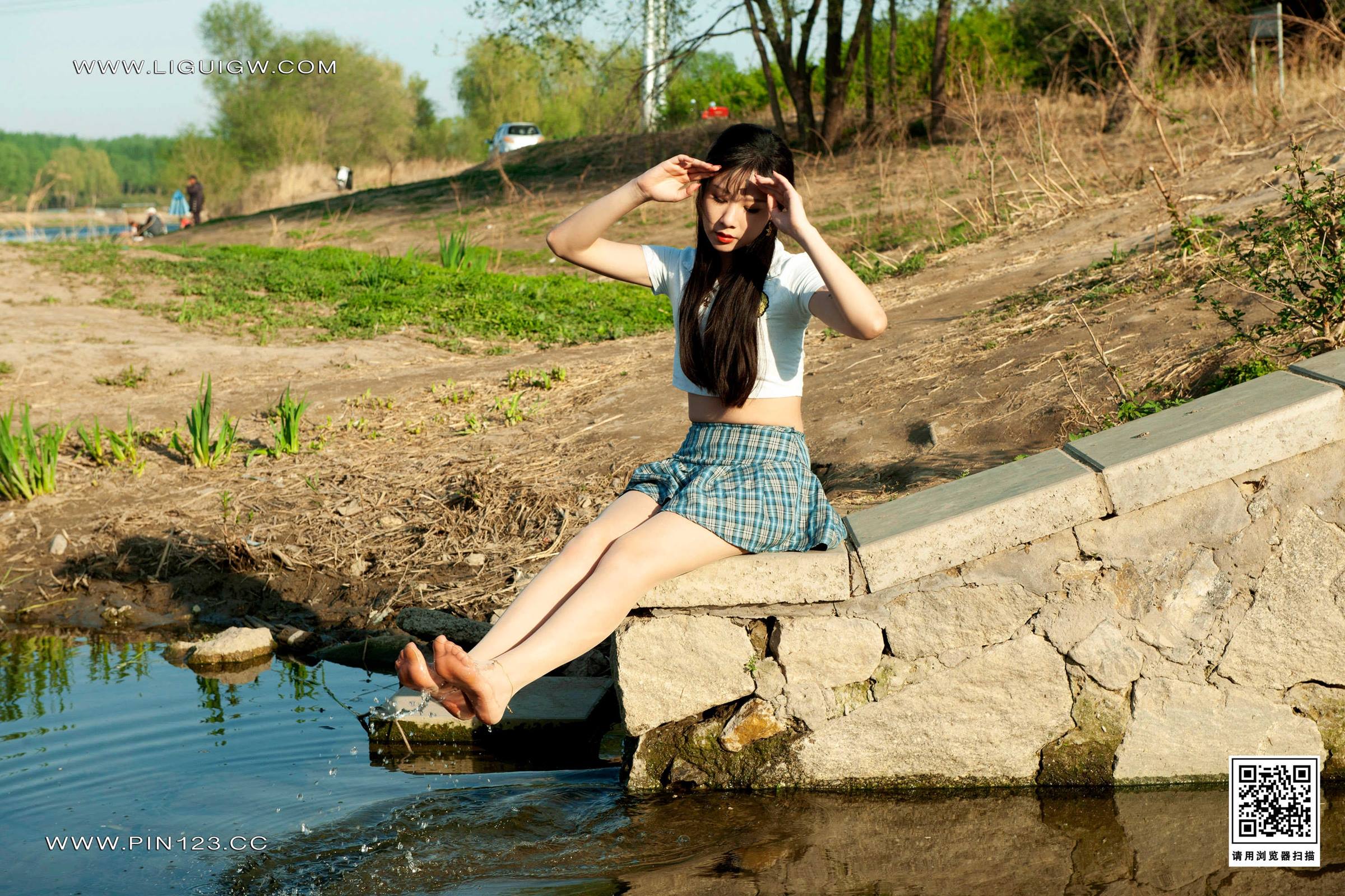 图片[48]-[Ligui丽柜] 2024.03.11 绿水青丝 Kiki [52P] – 速更版-美库