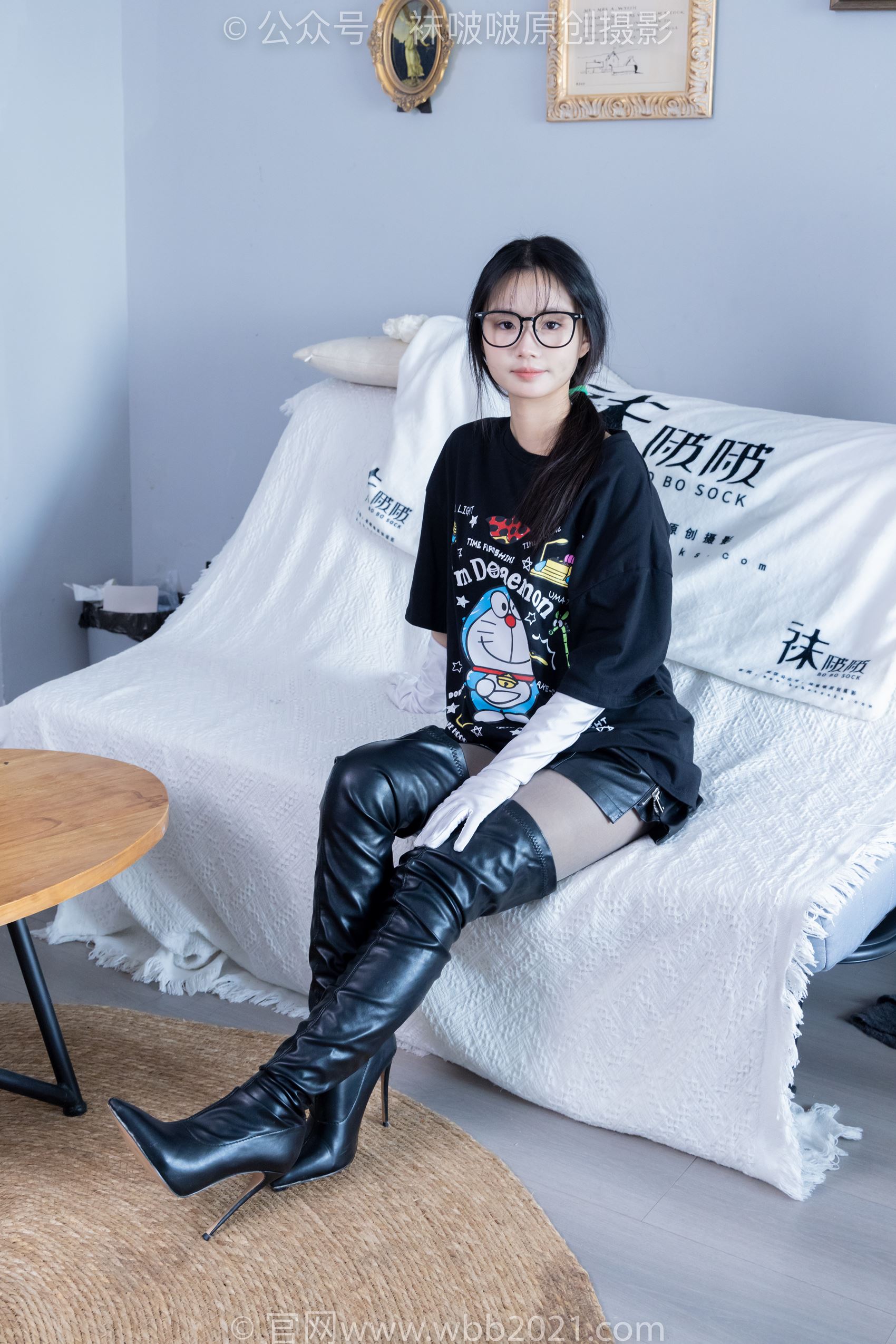 图片[12]-[BoBoSocks袜啵啵]NO.343 甜甜圈-高跟长靴、黑丝打底、肉丝[150P] – 速更版-美库