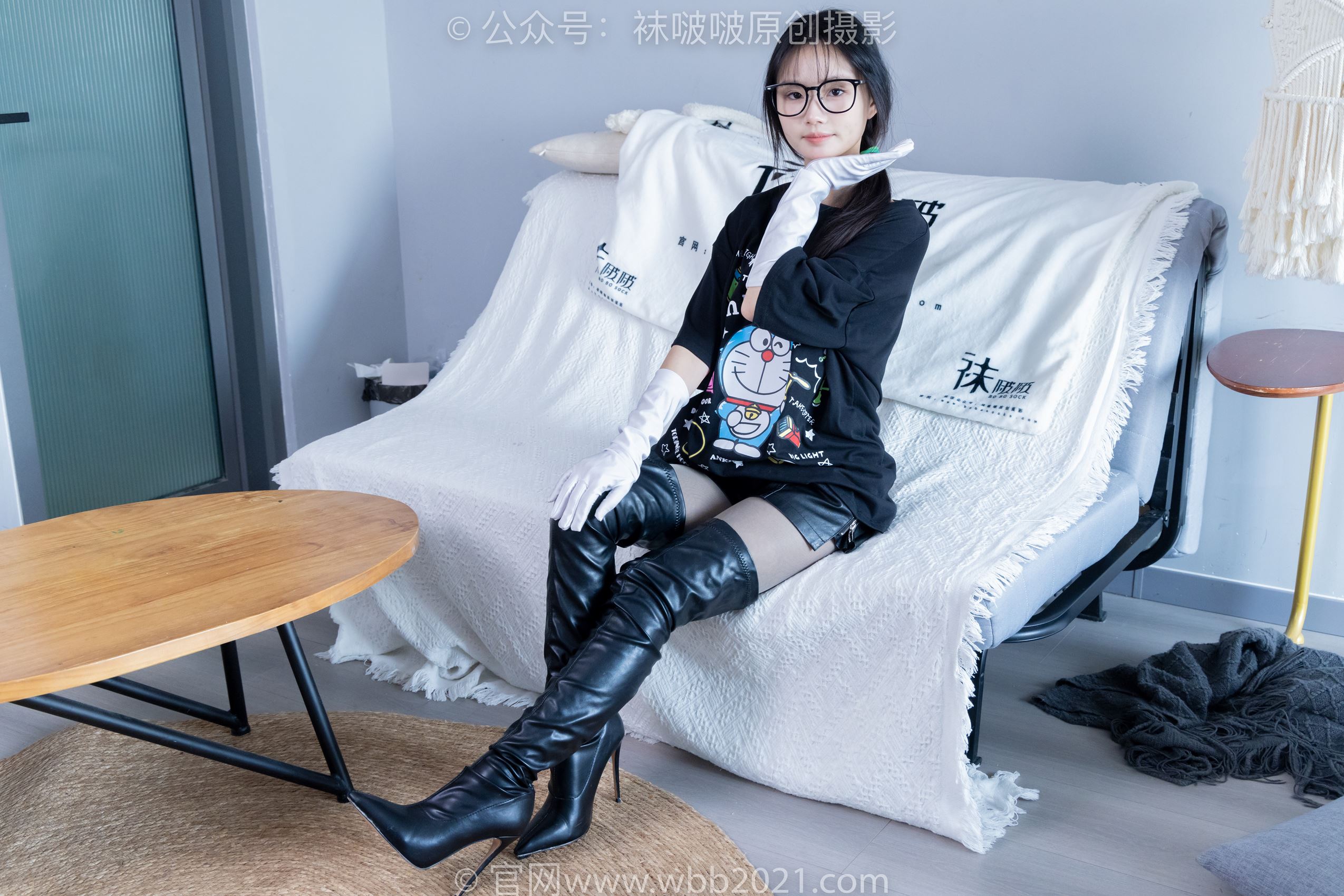 图片[15]-[BoBoSocks袜啵啵]NO.343 甜甜圈-高跟长靴、黑丝打底、肉丝[150P] – 速更版-美库