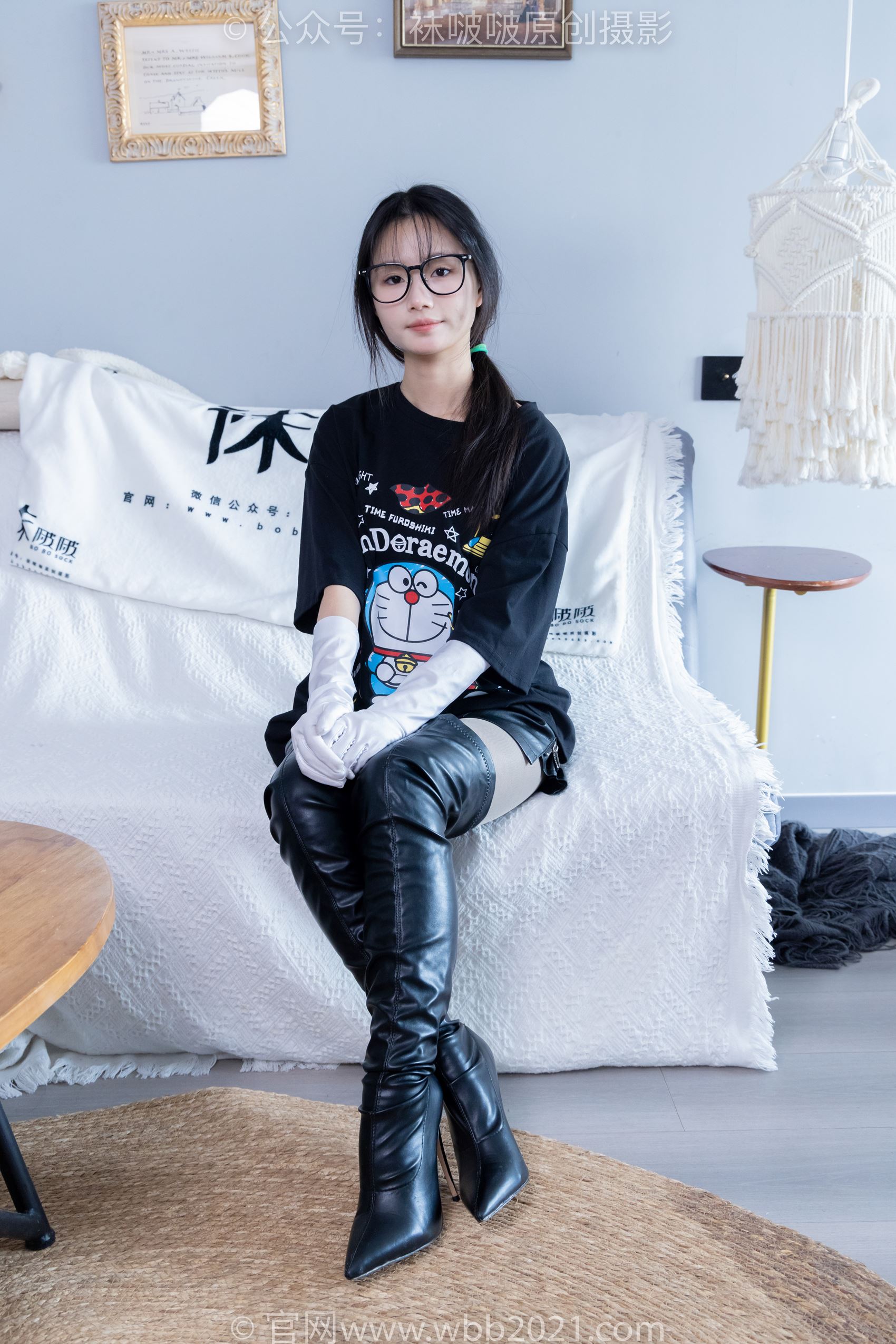 图片[21]-[BoBoSocks袜啵啵]NO.343 甜甜圈-高跟长靴、黑丝打底、肉丝[150P] – 速更版-美库