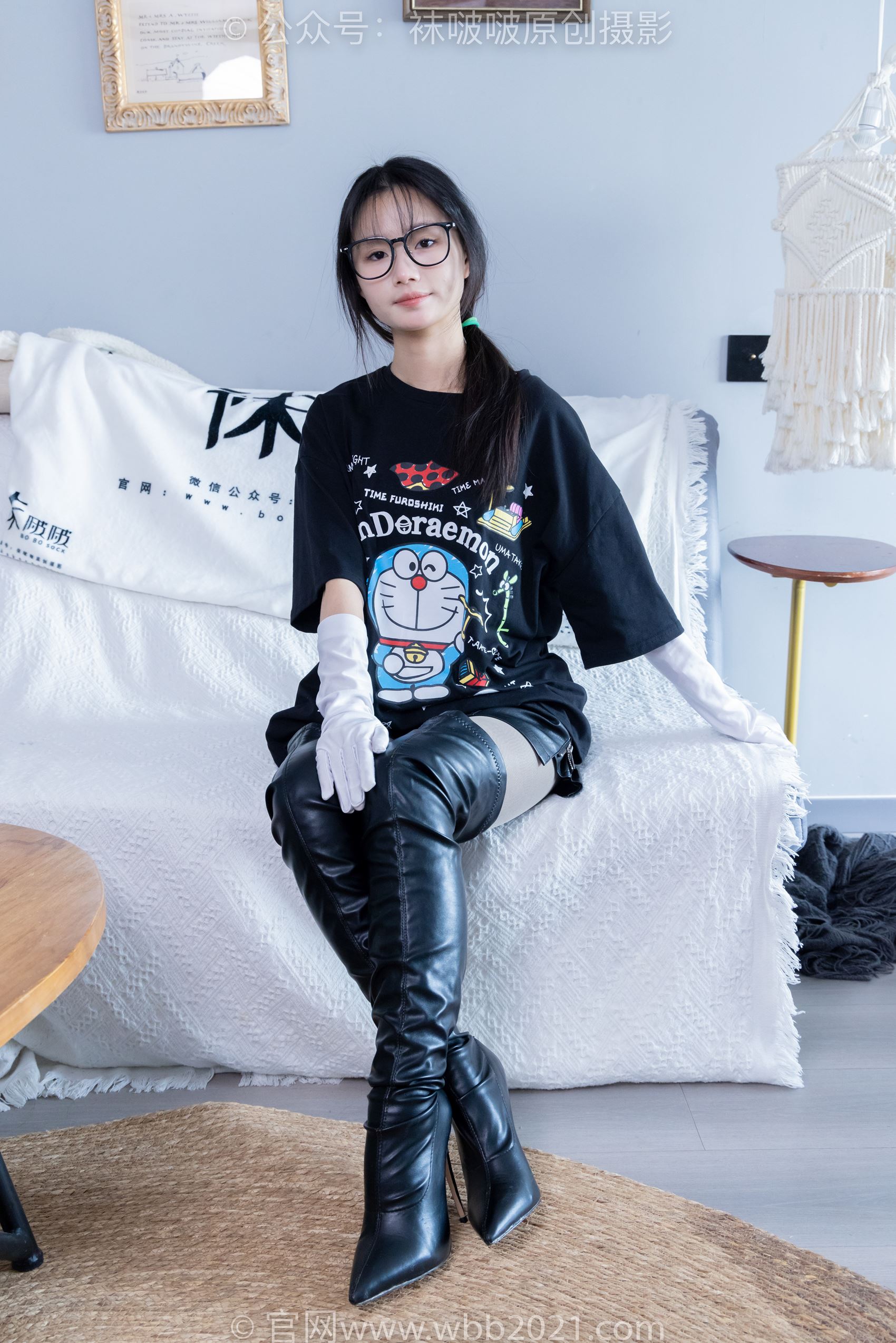 图片[22]-[BoBoSocks袜啵啵]NO.343 甜甜圈-高跟长靴、黑丝打底、肉丝[150P] – 速更版-美库