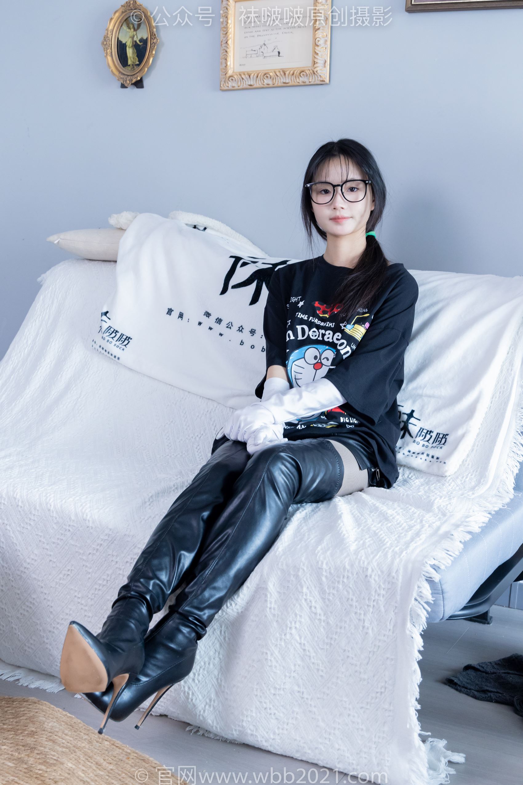 图片[24]-[BoBoSocks袜啵啵]NO.343 甜甜圈-高跟长靴、黑丝打底、肉丝[150P] – 速更版-美库