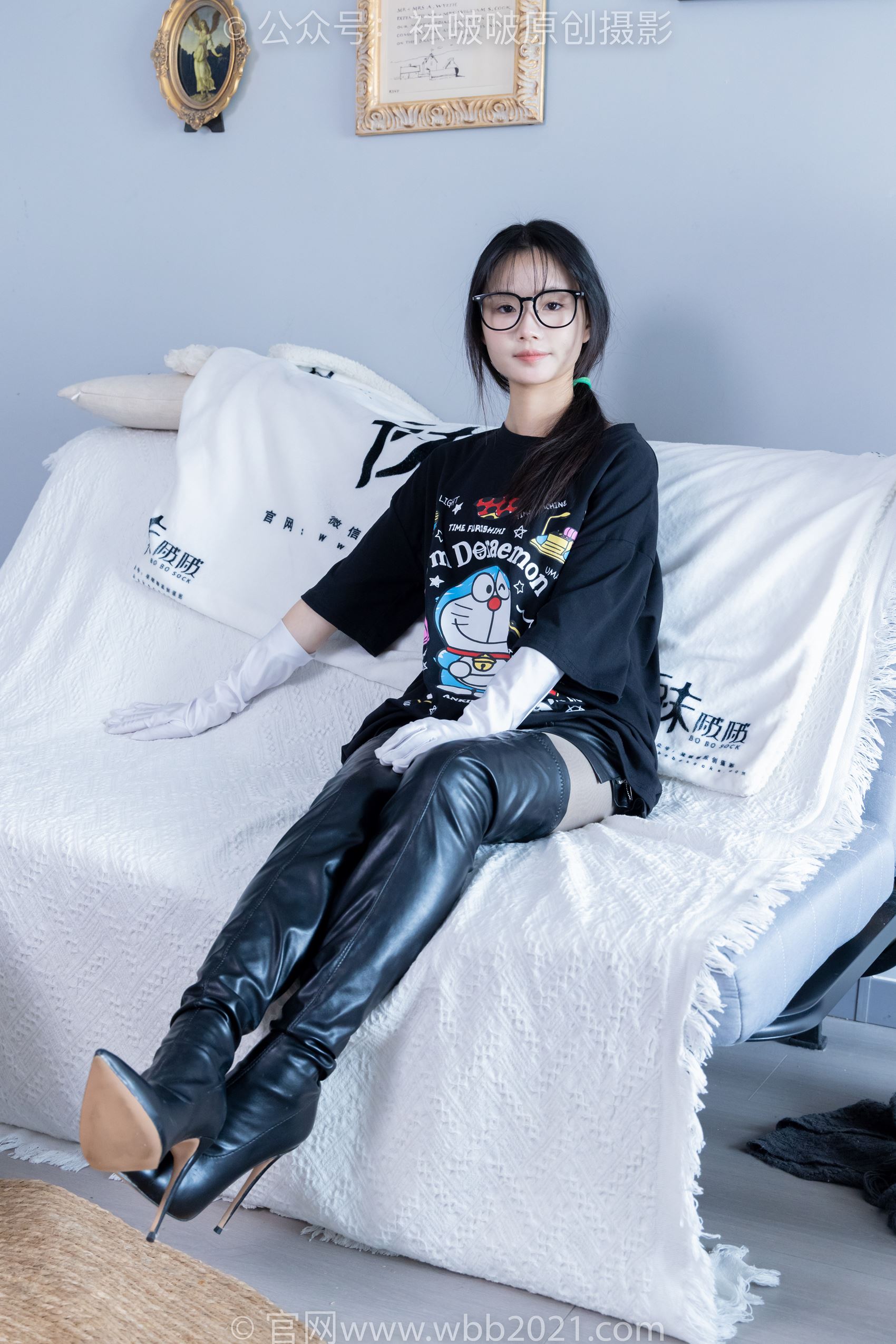 图片[25]-[BoBoSocks袜啵啵]NO.343 甜甜圈-高跟长靴、黑丝打底、肉丝[150P] – 速更版-美库