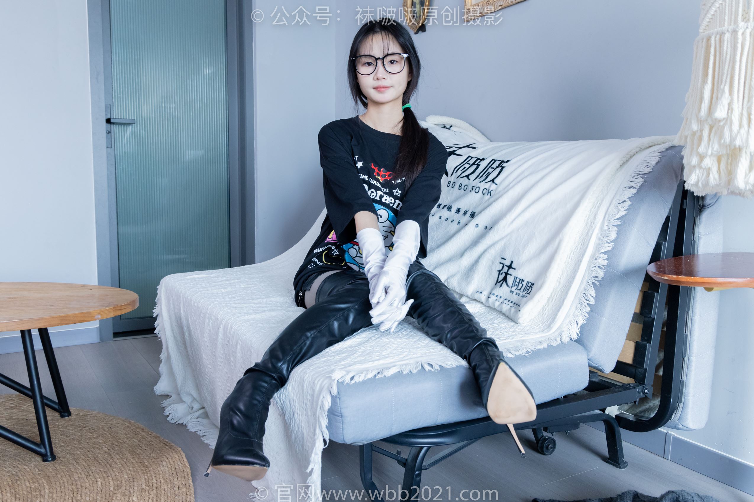 图片[34]-[BoBoSocks袜啵啵]NO.343 甜甜圈-高跟长靴、黑丝打底、肉丝[150P] – 速更版-美库