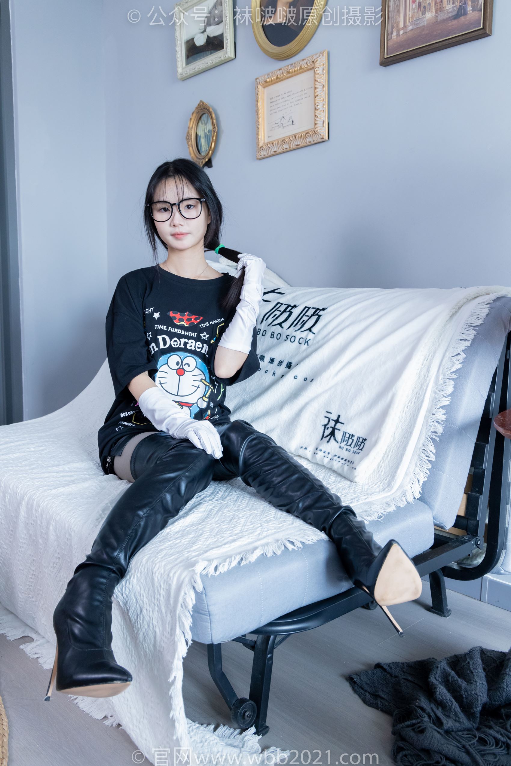 图片[36]-[BoBoSocks袜啵啵]NO.343 甜甜圈-高跟长靴、黑丝打底、肉丝[150P] – 速更版-美库