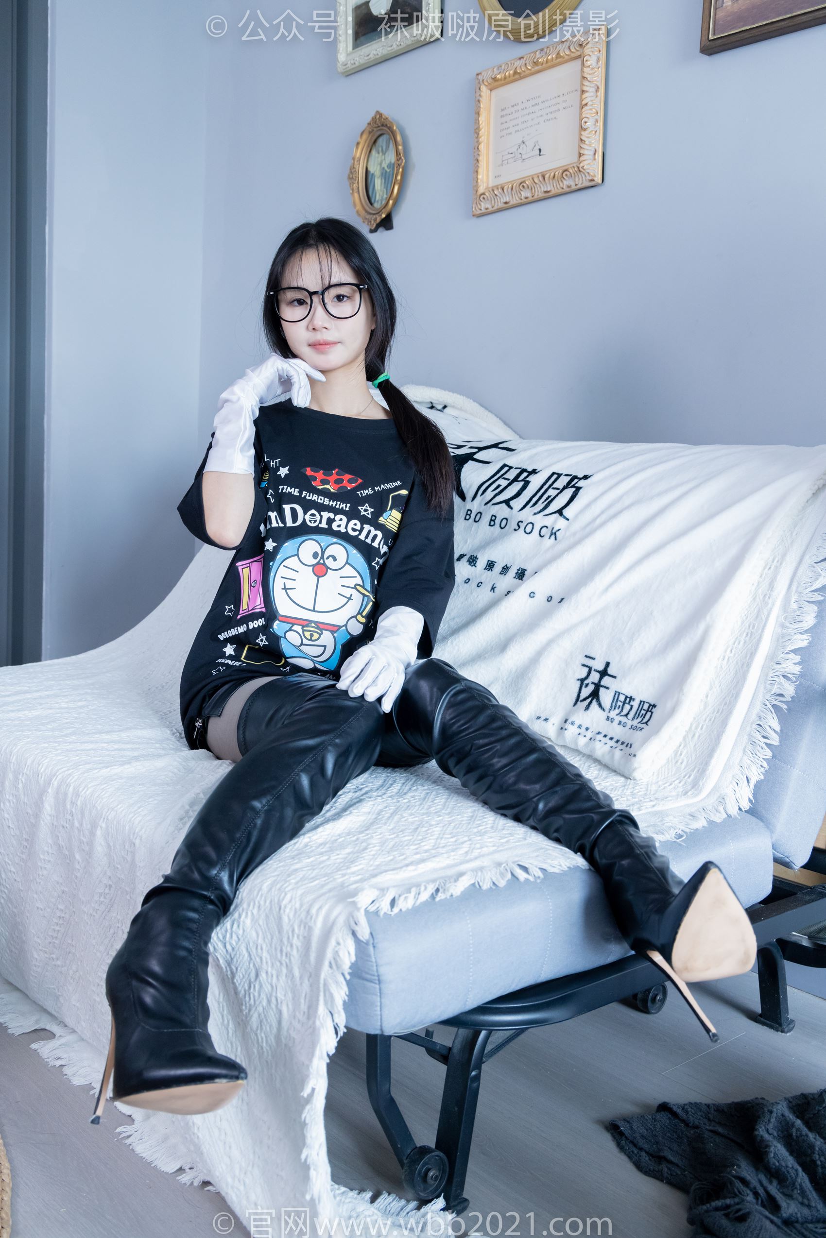 图片[37]-[BoBoSocks袜啵啵]NO.343 甜甜圈-高跟长靴、黑丝打底、肉丝[150P] – 速更版-美库