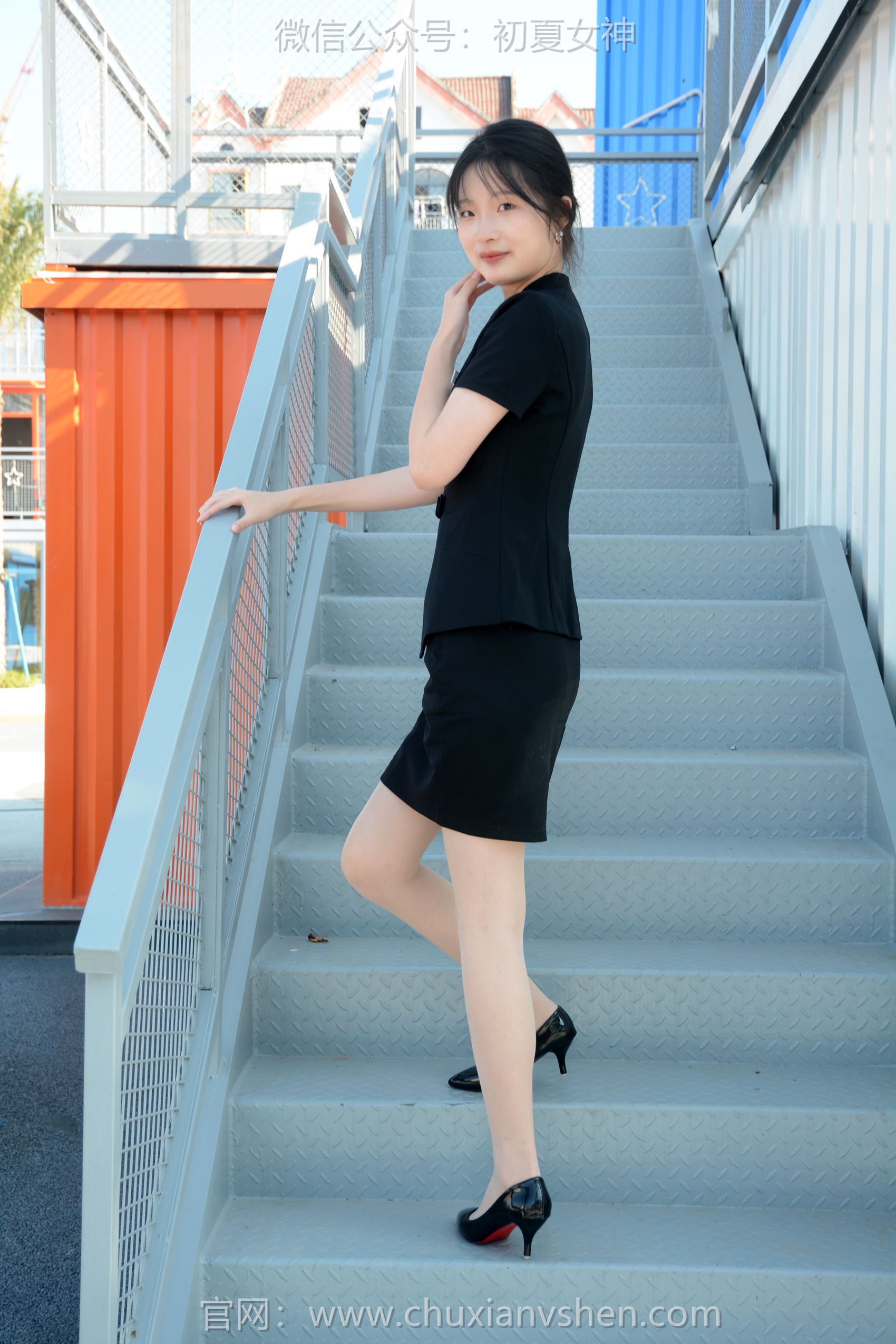 图片[50]-初夏女神 NO.093 安妮 黑色西装[140P] – 速更版-美库