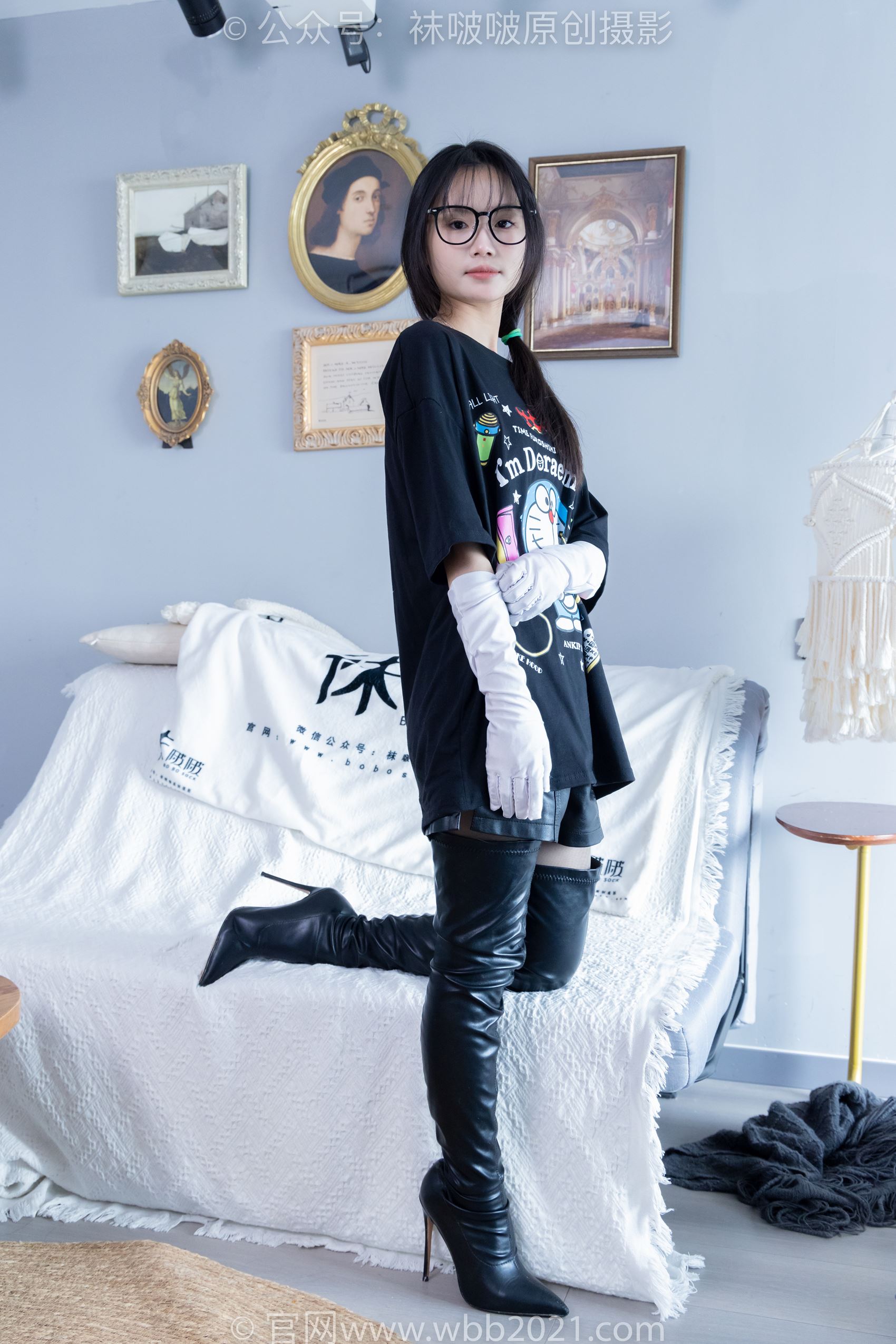 图片[42]-[BoBoSocks袜啵啵]NO.343 甜甜圈-高跟长靴、黑丝打底、肉丝[150P] – 速更版-美库