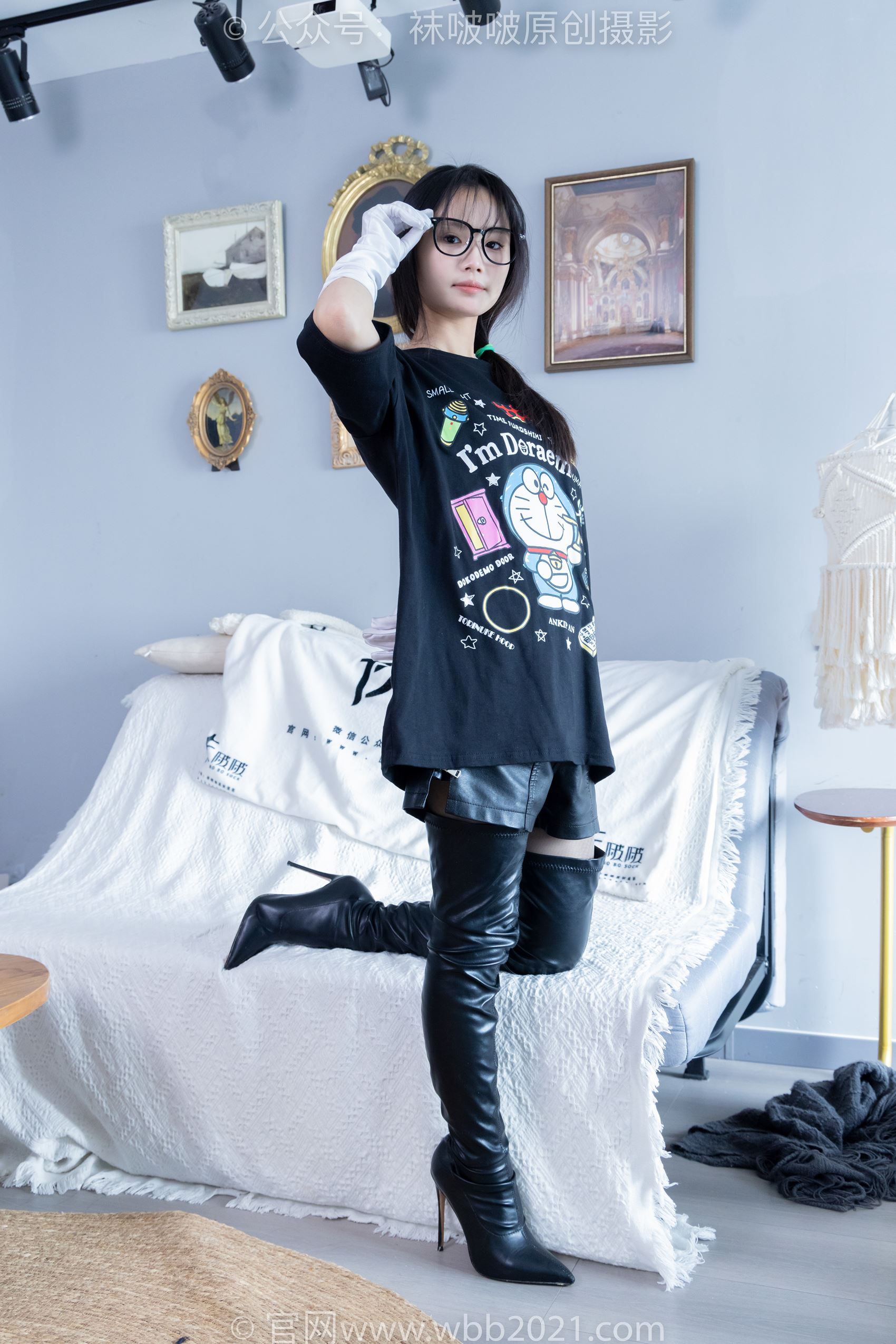 图片[44]-[BoBoSocks袜啵啵]NO.343 甜甜圈-高跟长靴、黑丝打底、肉丝[150P] – 速更版-美库