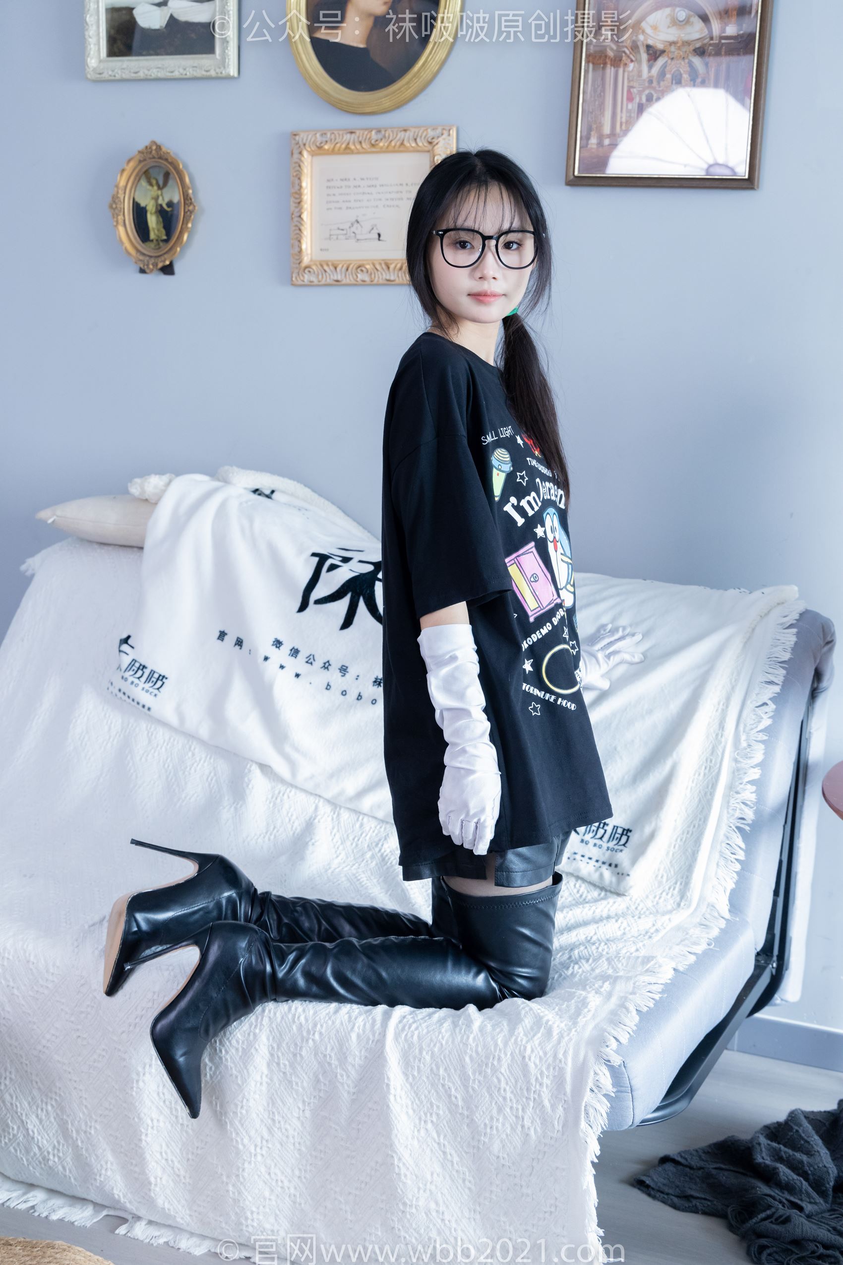 图片[47]-[BoBoSocks袜啵啵]NO.343 甜甜圈-高跟长靴、黑丝打底、肉丝[150P] – 速更版-美库