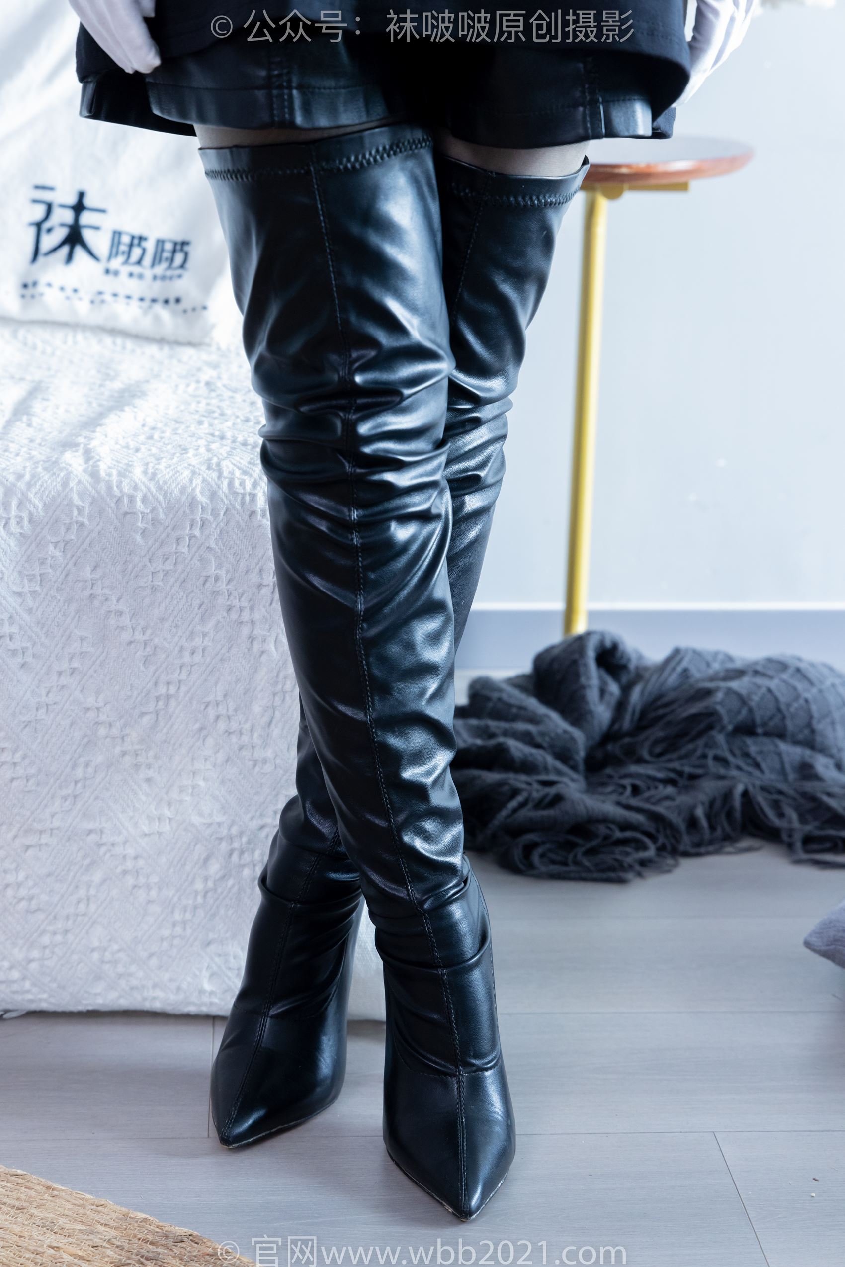 图片[55]-[BoBoSocks袜啵啵]NO.343 甜甜圈-高跟长靴、黑丝打底、肉丝[150P] – 速更版-美库