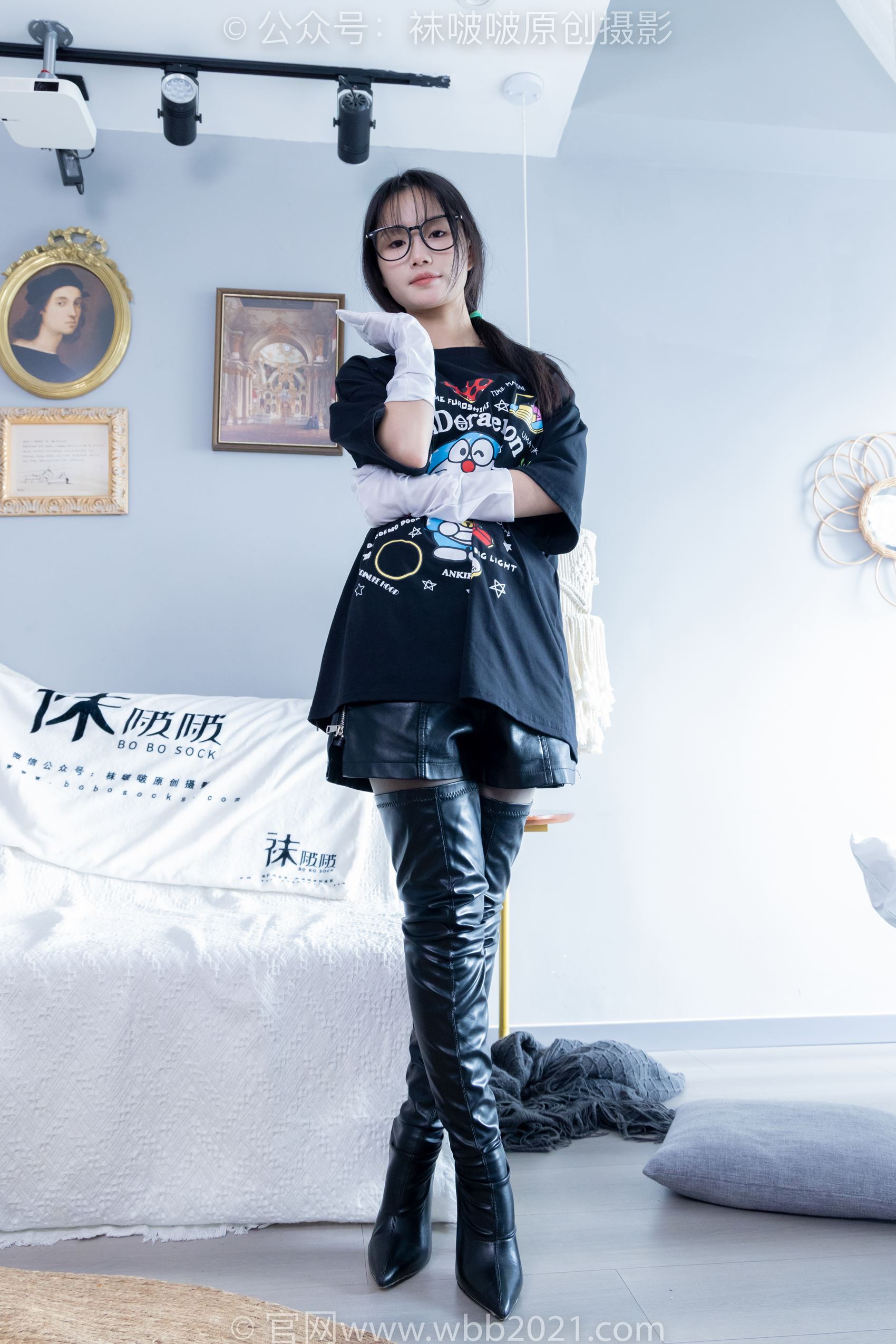 图片[57]-[BoBoSocks袜啵啵]NO.343 甜甜圈-高跟长靴、黑丝打底、肉丝[150P] – 速更版-美库