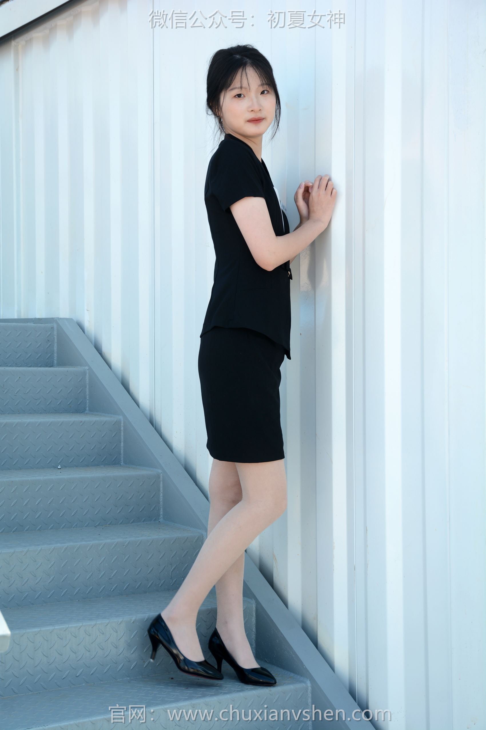 图片[70]-初夏女神 NO.093 安妮 黑色西装[140P] – 速更版-美库