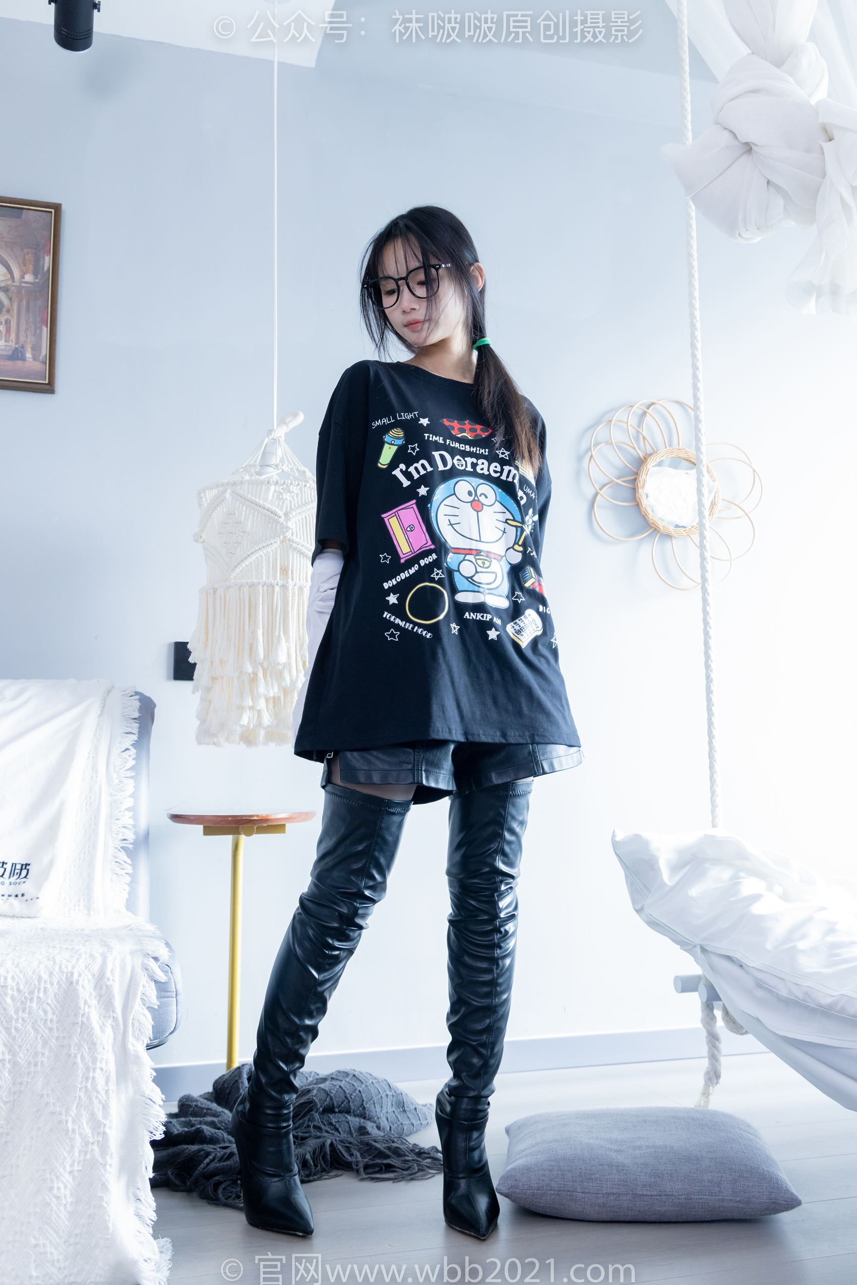 图片[62]-[BoBoSocks袜啵啵]NO.343 甜甜圈-高跟长靴、黑丝打底、肉丝[150P] – 速更版-美库