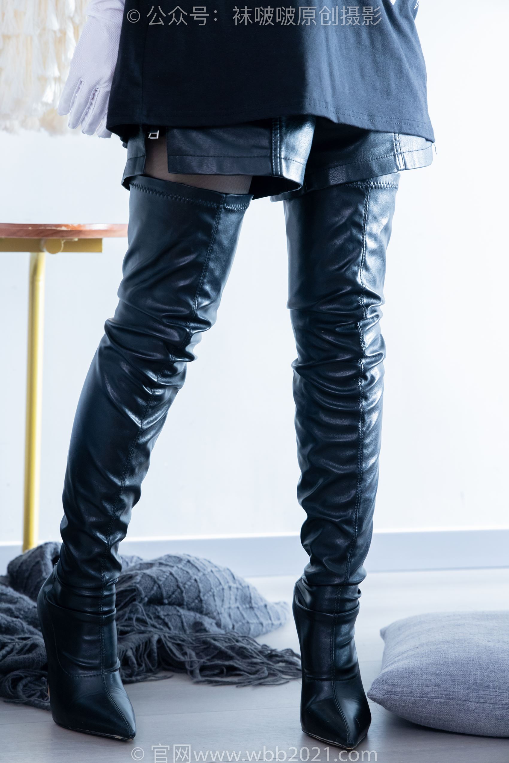 图片[64]-[BoBoSocks袜啵啵]NO.343 甜甜圈-高跟长靴、黑丝打底、肉丝[150P] – 速更版-美库