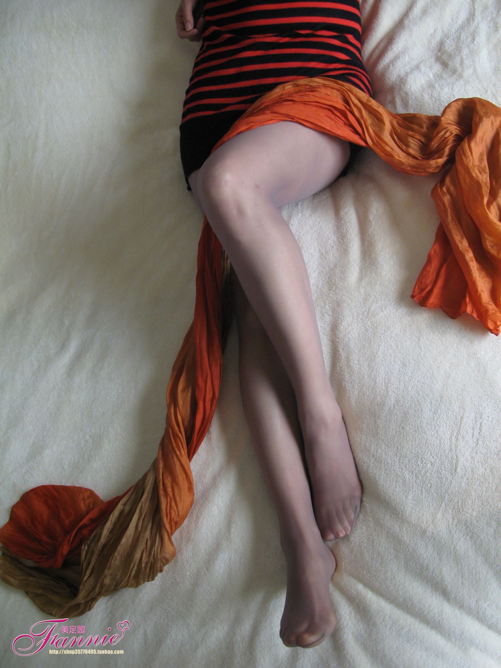 图片[34]-Fannie芬妮每足园 No.360 浅浅情怀 丝丝缠绕（灰丝） [63P] – 速更版-美库