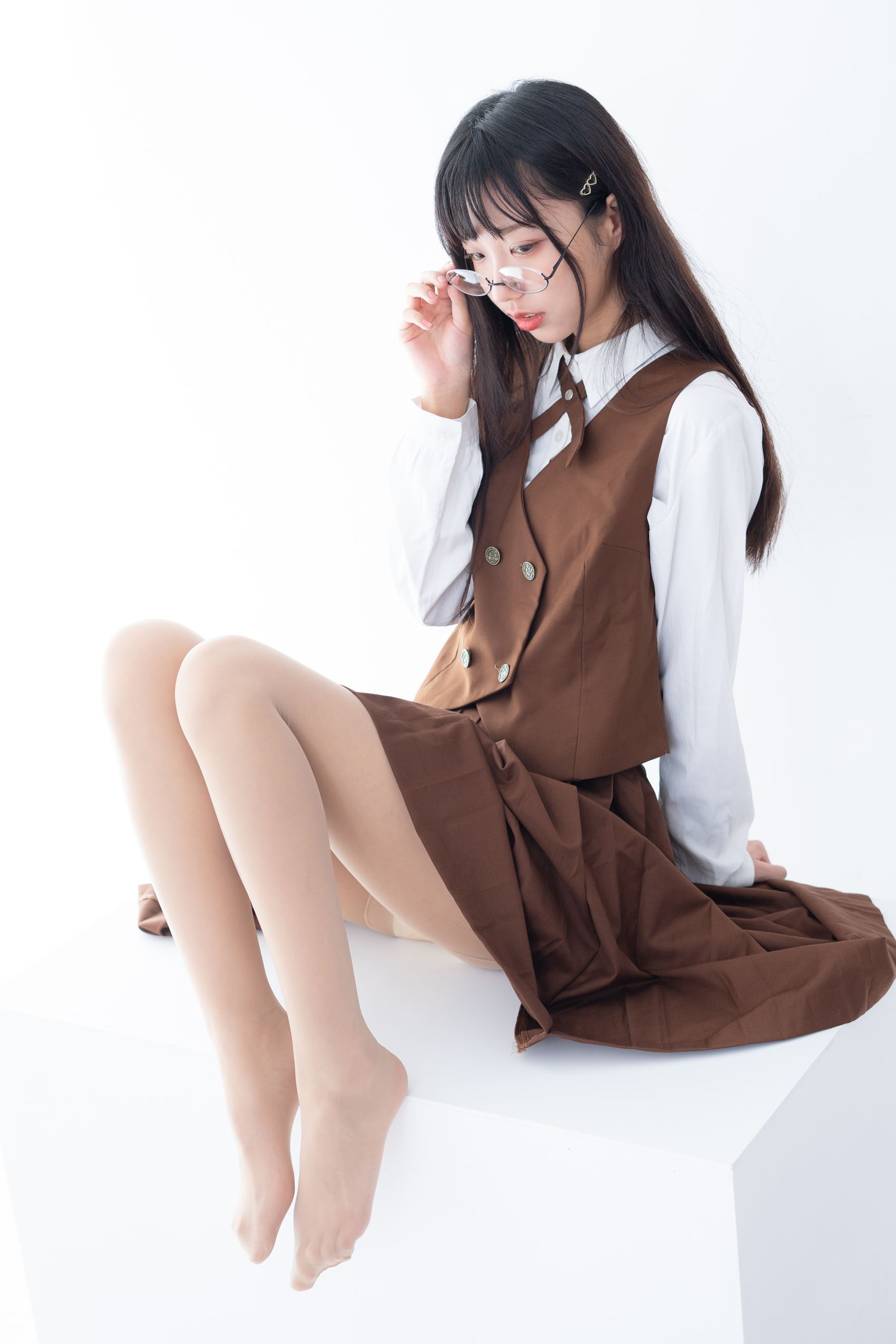 图片[12]-[紧急企划]内部定制 NO.016 一只喵喵梓 棕色JK裙[37P] – 速更版-美库