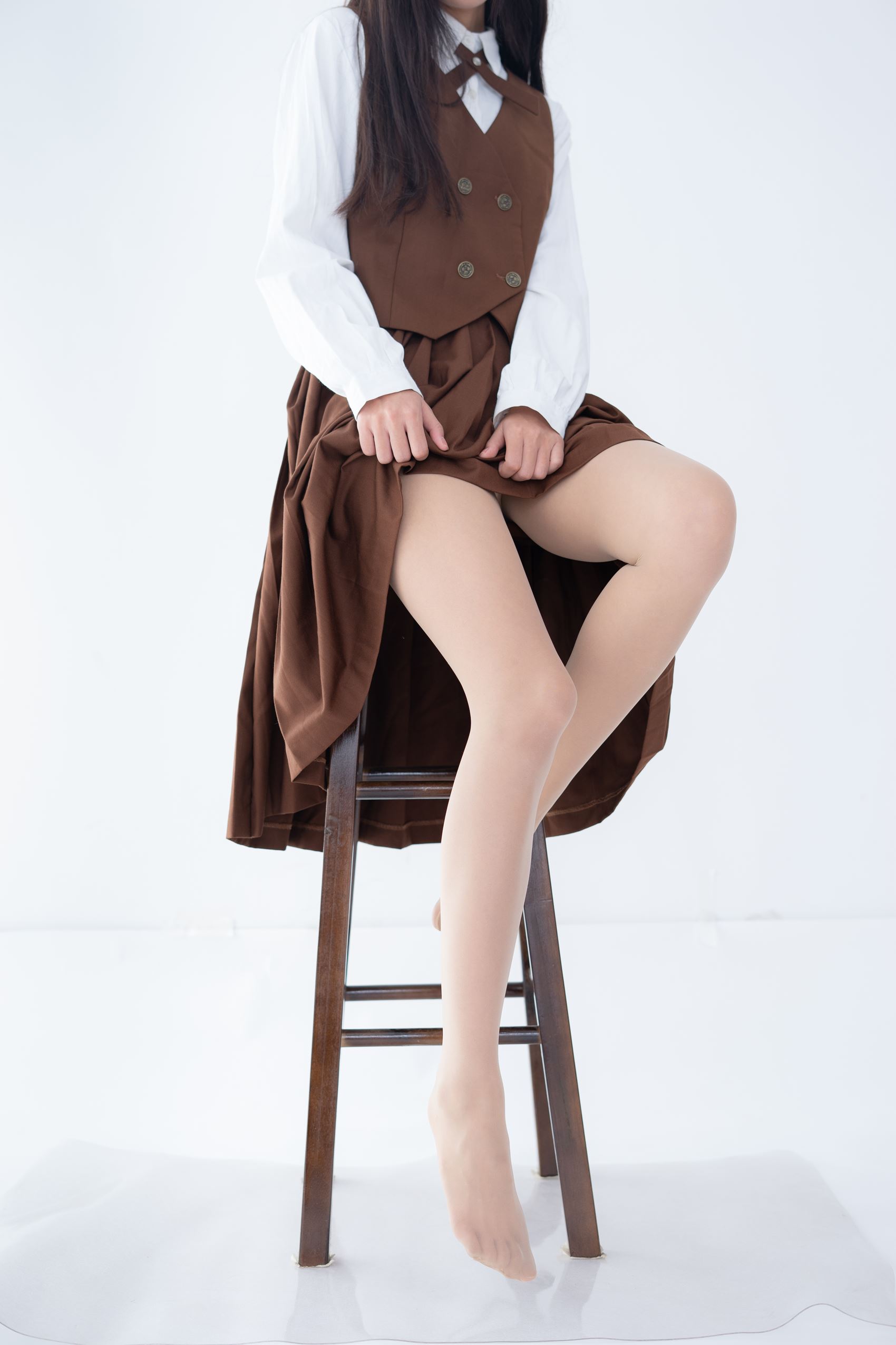 图片[15]-[紧急企划]内部定制 NO.016 一只喵喵梓 棕色JK裙[37P] – 速更版-美库