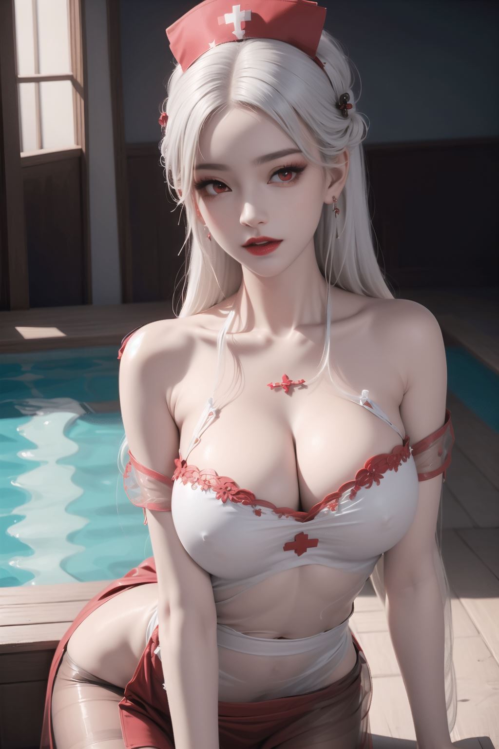 图片[16]-AI绘画 173 纯欲护士[102P] – 速更版-美库