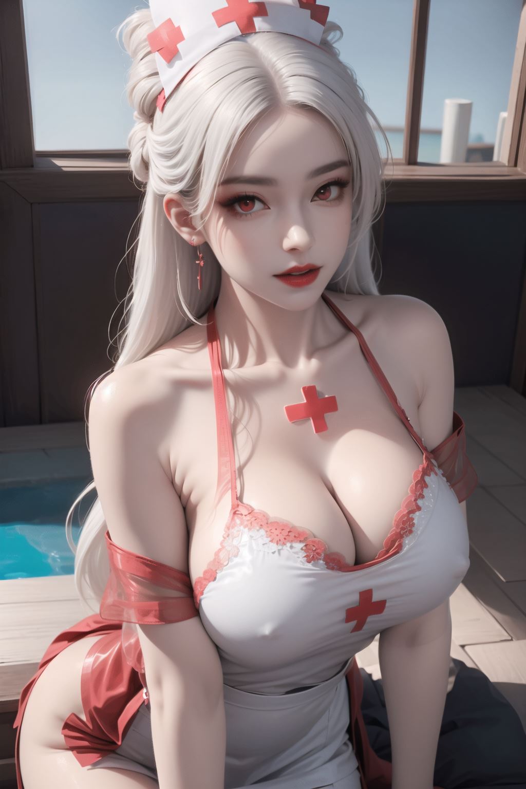 图片[61]-AI绘画 173 纯欲护士[102P] – 速更版-美库