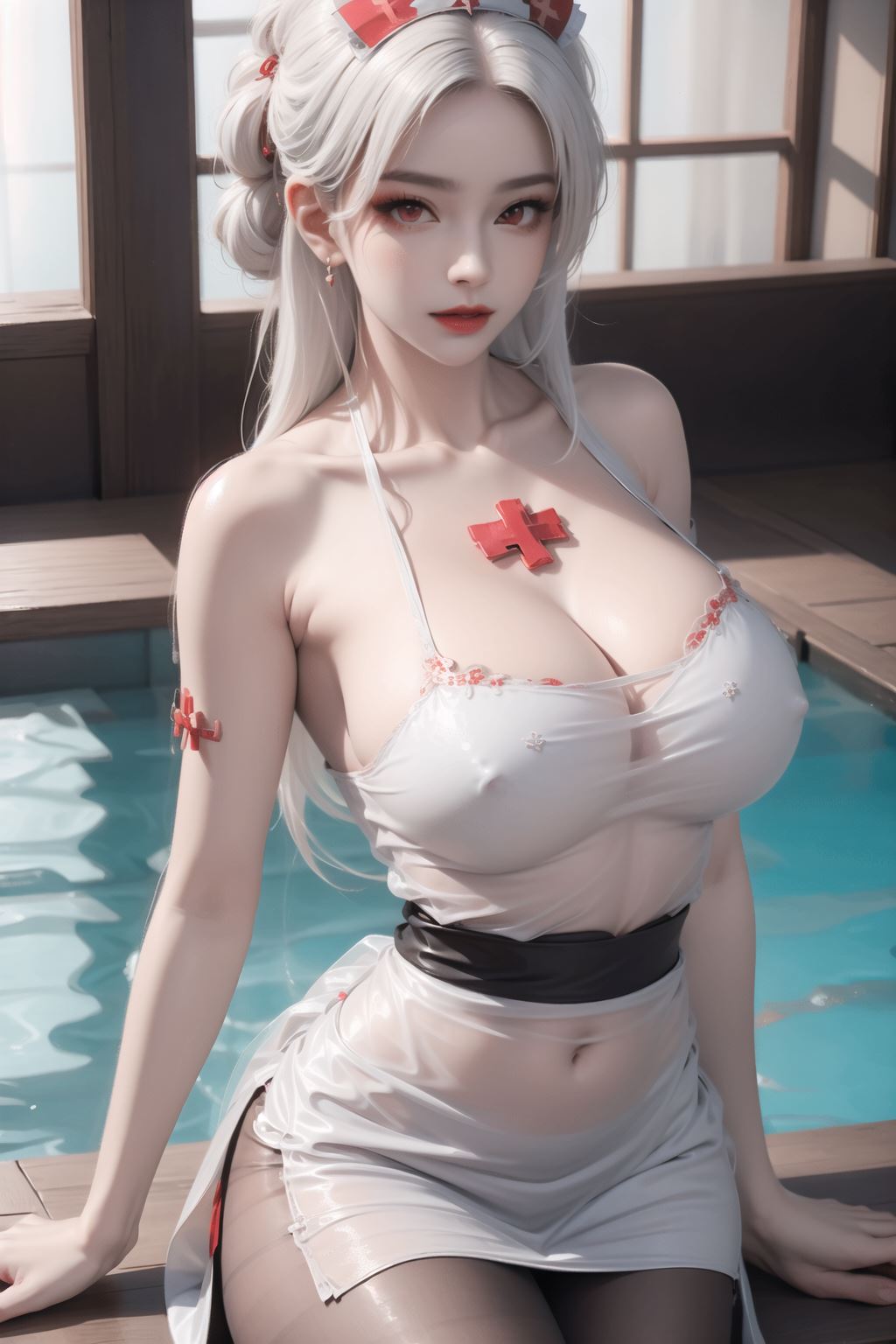 图片[68]-AI绘画 173 纯欲护士[102P] – 速更版-美库