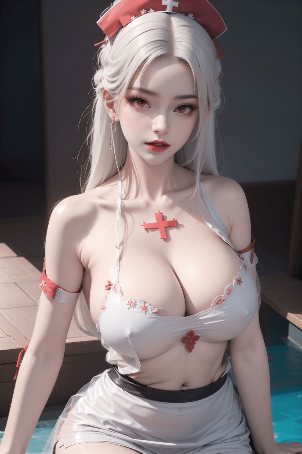 图片[79]-AI绘画 173 纯欲护士[102P] – 速更版-美库