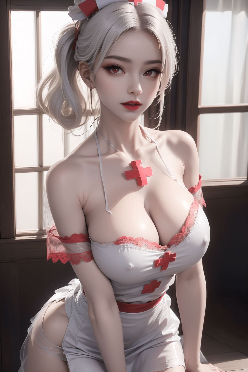 图片[88]-AI绘画 173 纯欲护士[102P] – 速更版-美库