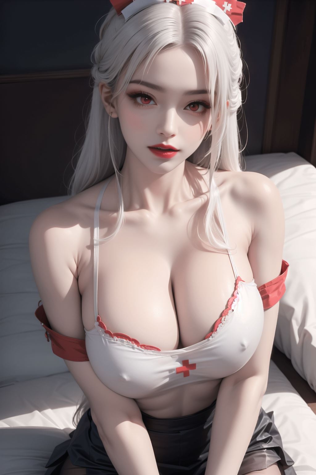 图片[93]-AI绘画 173 纯欲护士[102P] – 速更版-美库