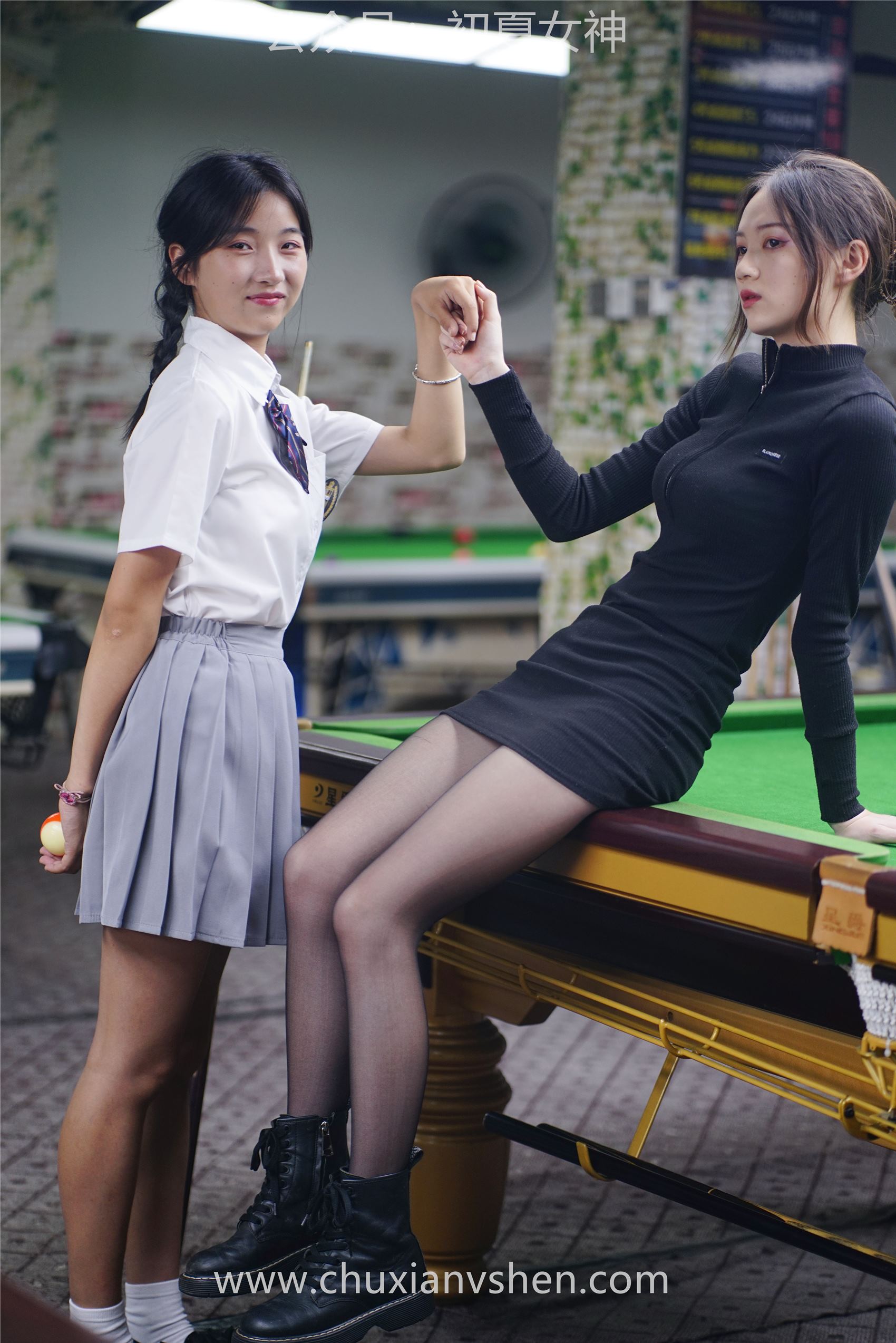 图片[39]-[初夏女神] NO.096 大发&点点~《姐妹同台》行不行台球桌碰一碰 [133P] – 速更版-美库