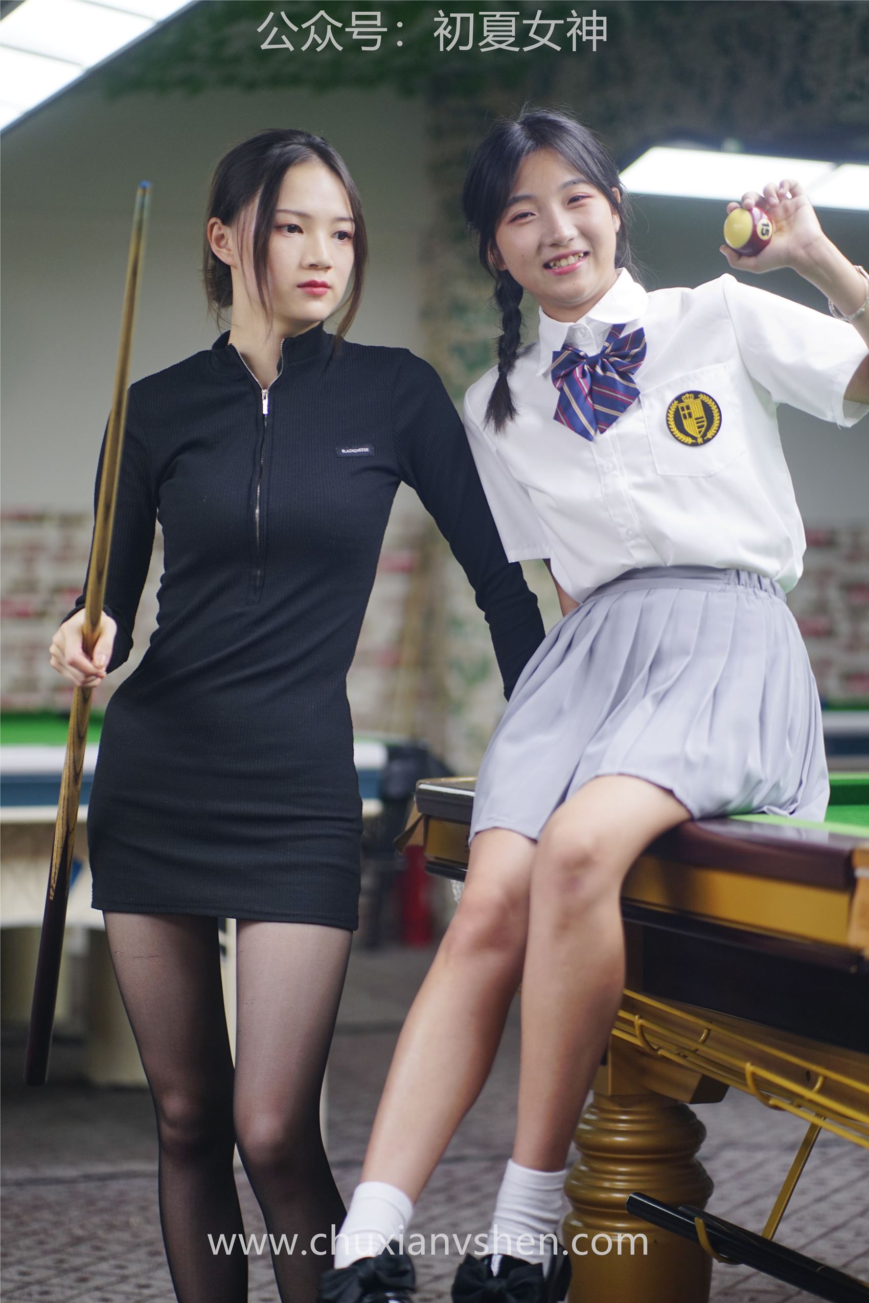 图片[43]-[初夏女神] NO.096 大发&点点~《姐妹同台》行不行台球桌碰一碰 [133P] – 速更版-美库